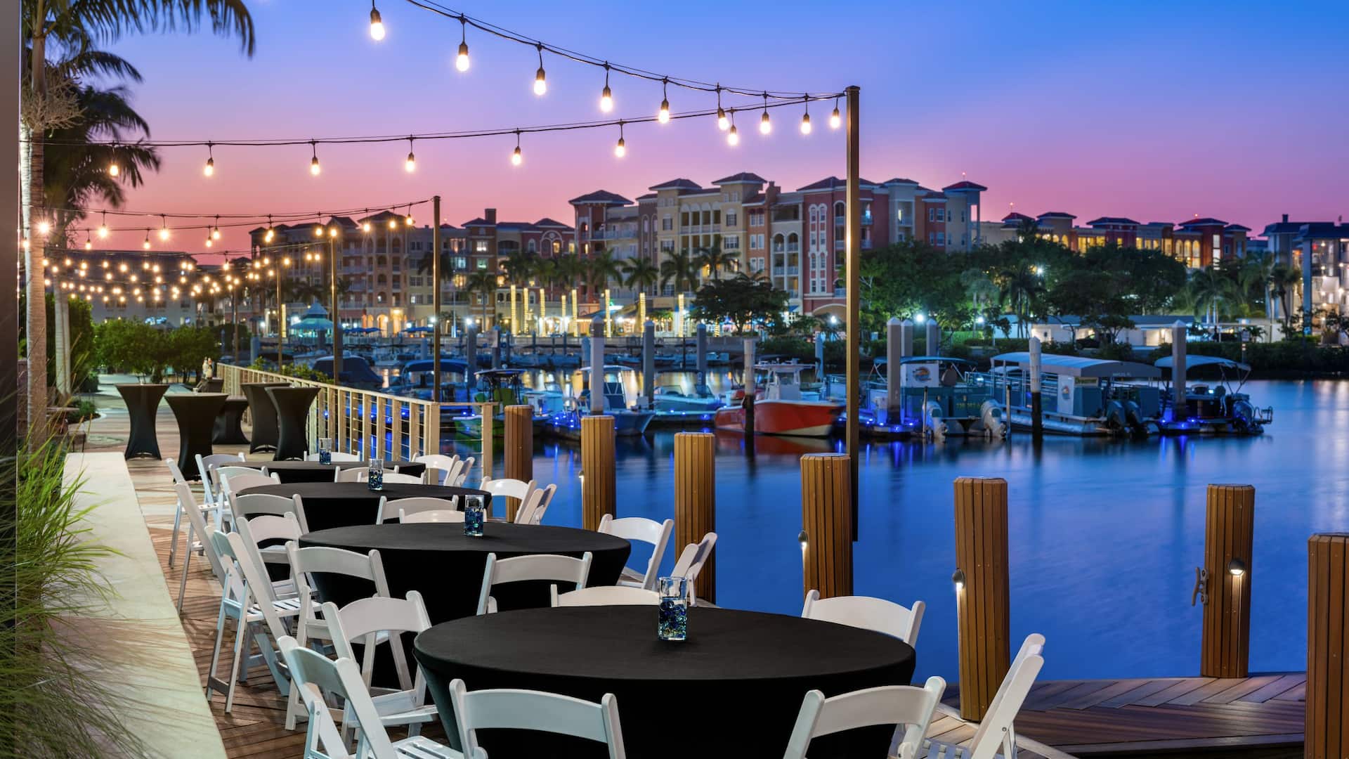 1 of 4 Hyatt House Naples/5th Avenue Dock Dinner Rounds