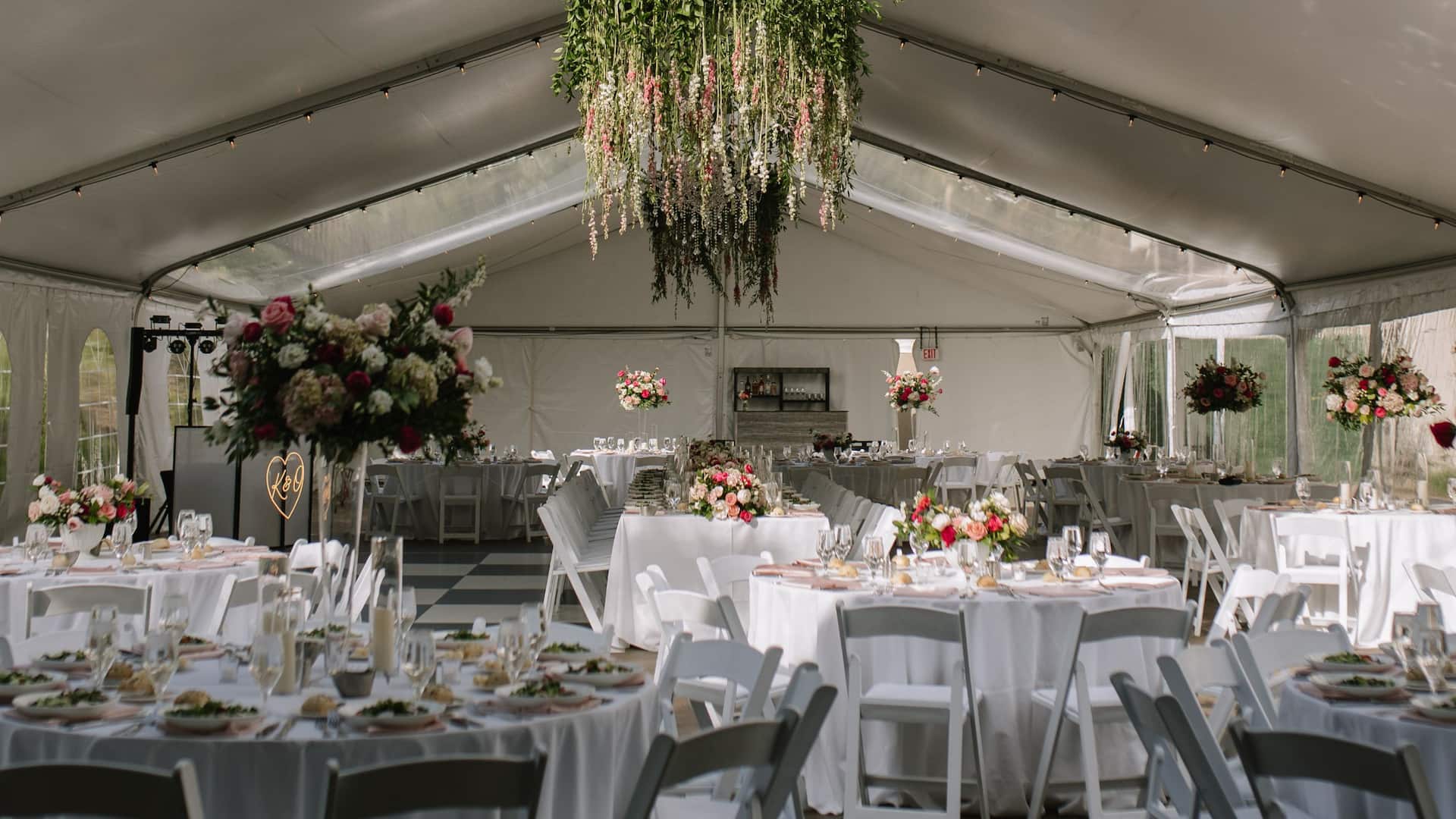 2 of 9 Grand Hyatt Wedding Reception Dining Tables