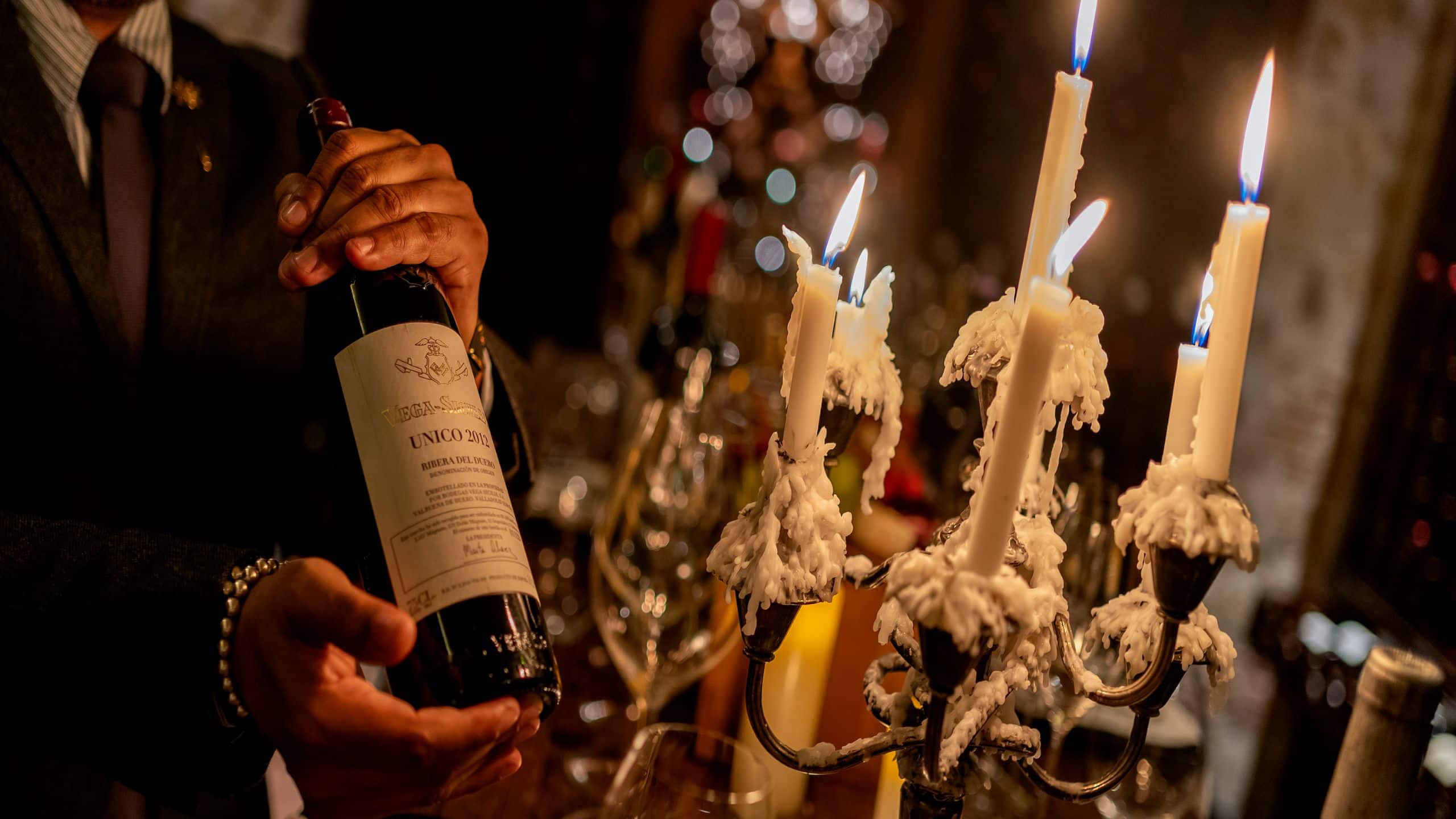 Hotel La Compañia Cava Wine Cellar Candelabra