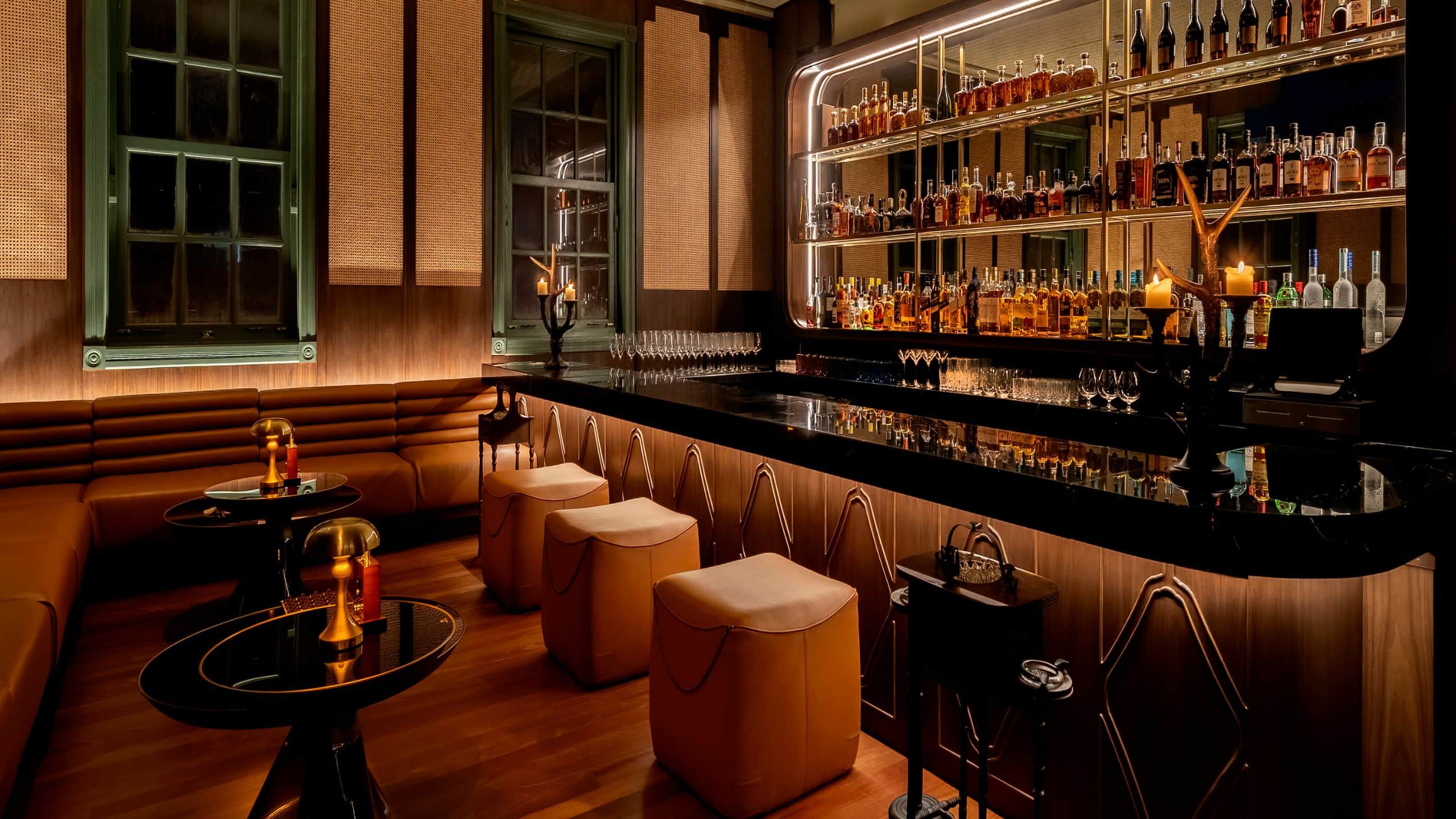 Hotel La Compañia Villaana Bar Area Seating