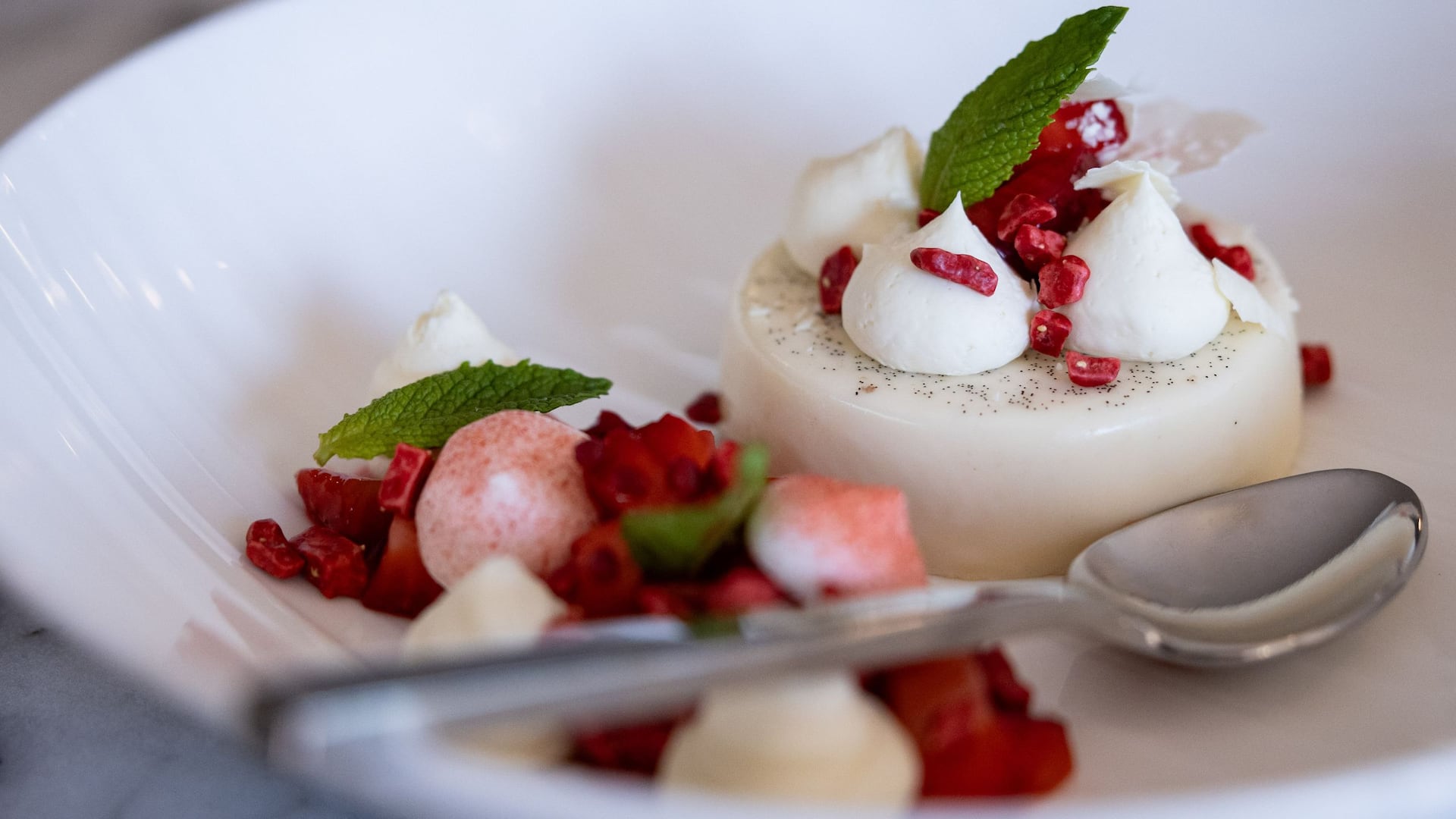 Hyatt Regency Lake Tahoe Resort, Spa and Casino Dining Osteria Sierra Panna Cotta