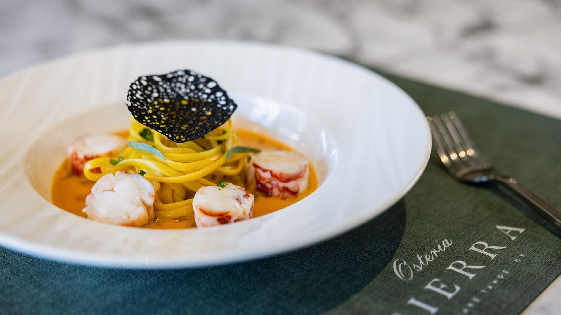 Hyatt Regency Lake Tahoe Resort, Spa and Casino Osteria Sierra Lobster Linguine