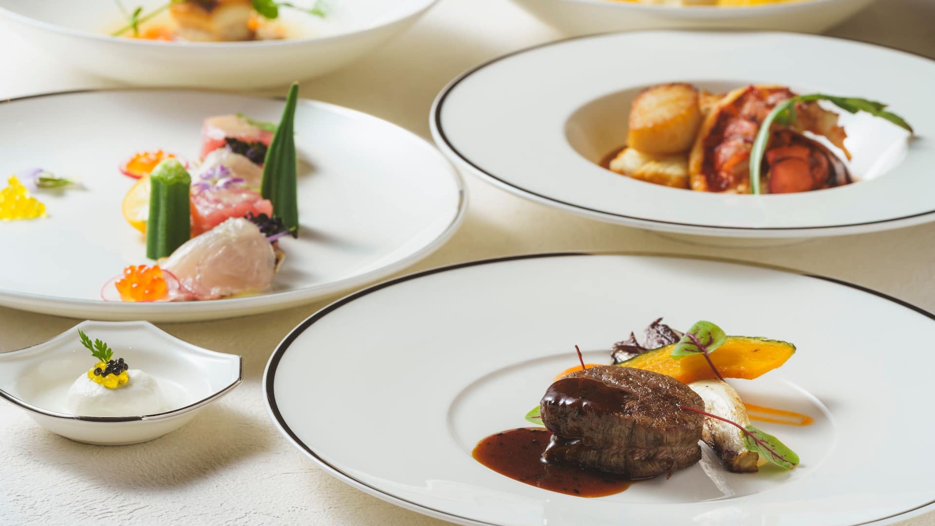 Hyatt Regency Seragaki Island, Okinawa Banquet Dinner Course Menu Items