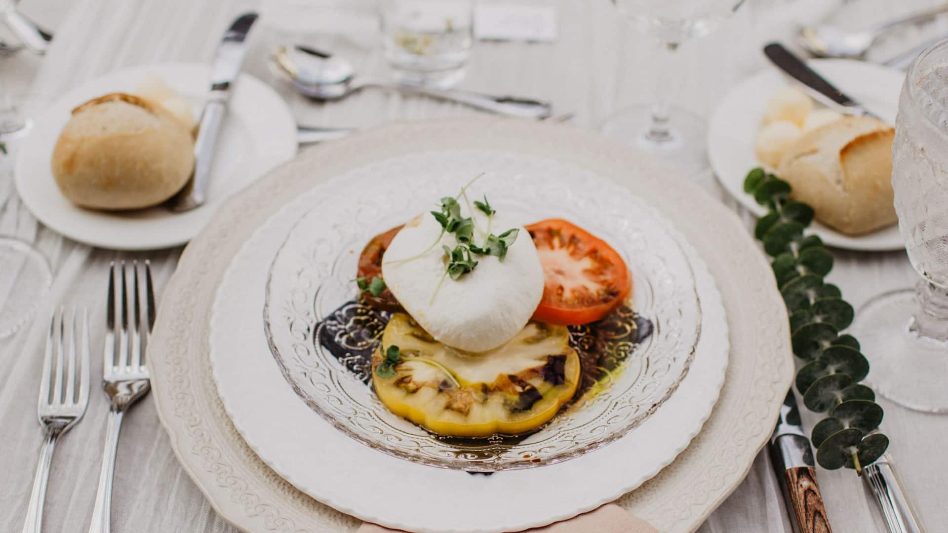 Grand Hyatt Vail Caprese Salad Reception