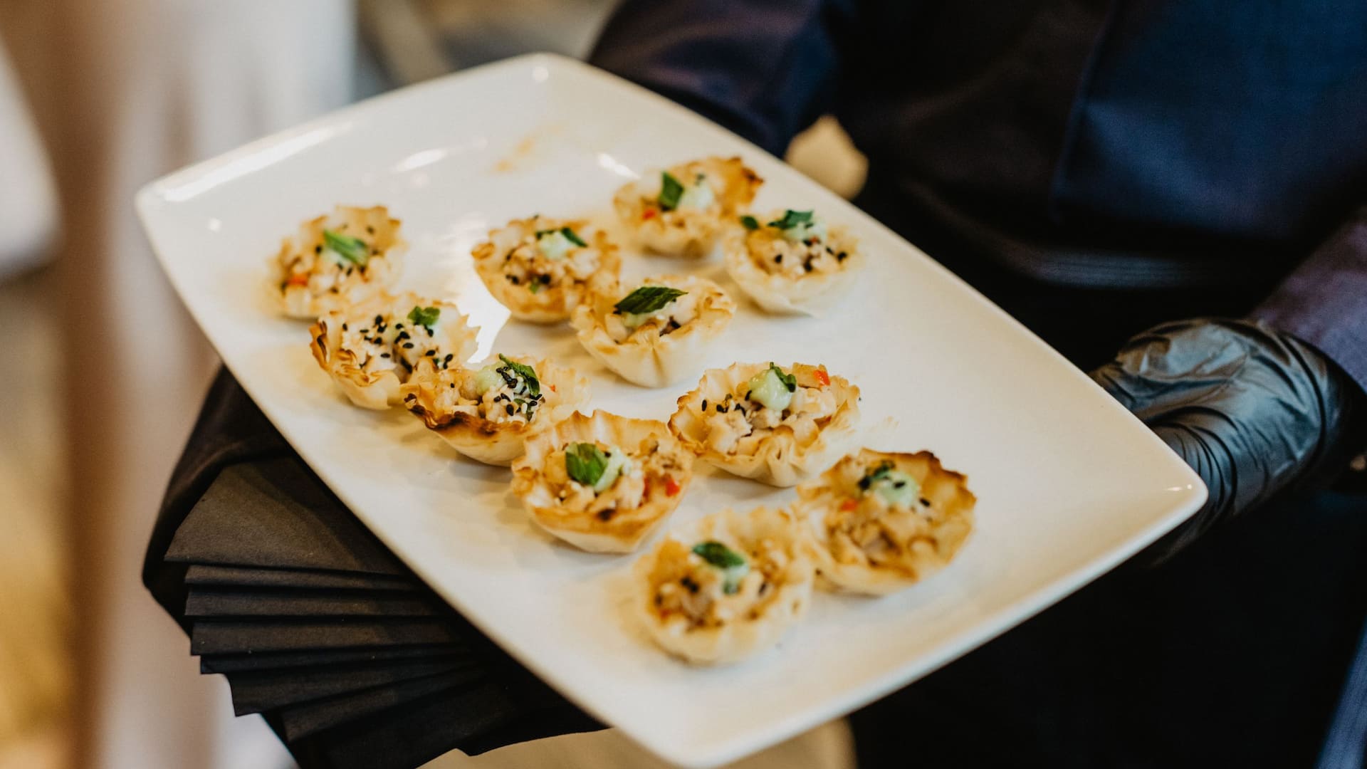 Grand Hyatt Vail Chicken Cup Appetizer Reception