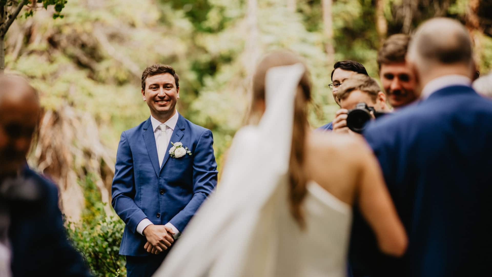 Grand Hyatt Vail Bride Groom First Look