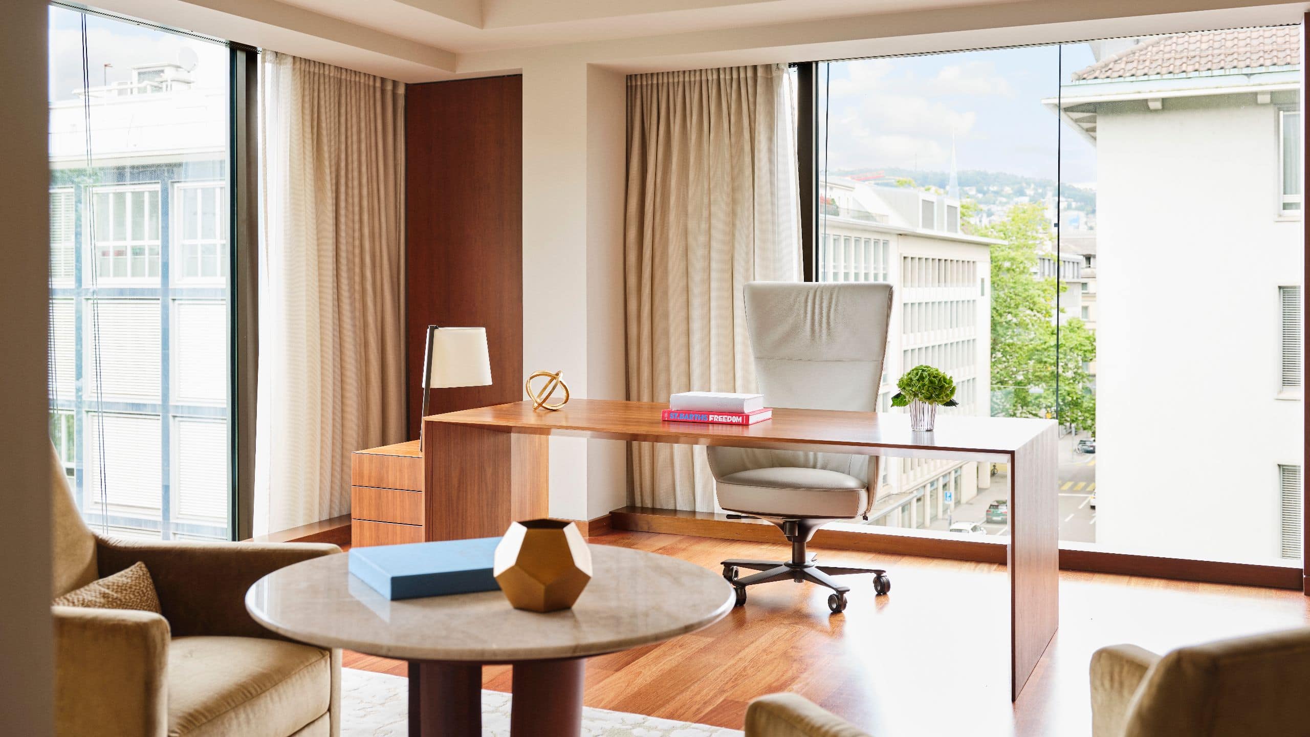 Park Hyatt Zurich Ambassador Suite Office Area Desk