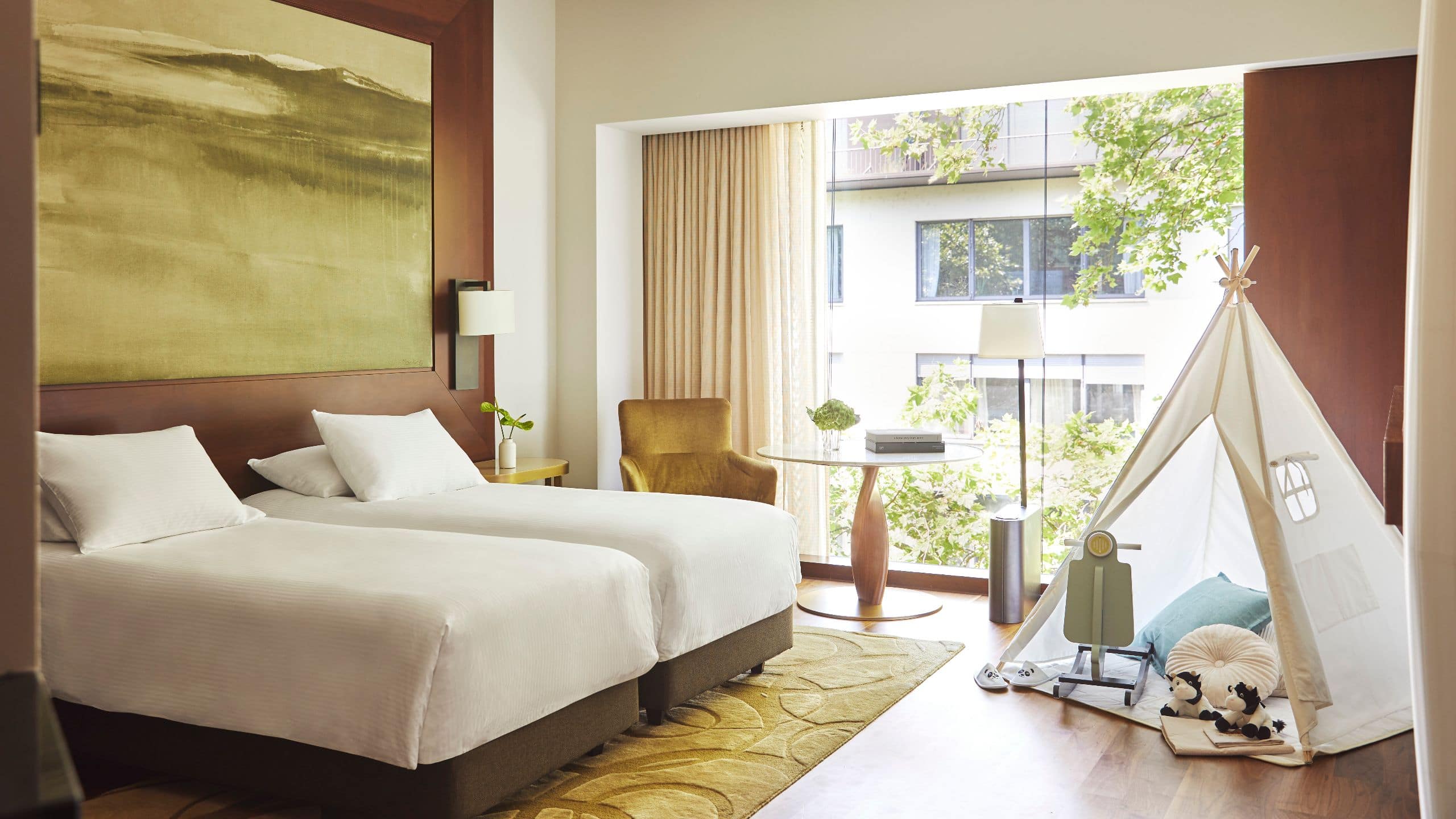 1 of 7 Park Hyatt Zurich Family Room Kids Set Up