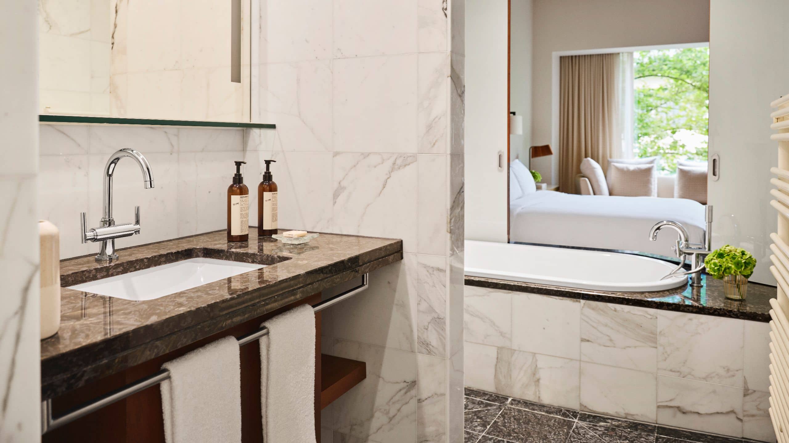 6 of 6 Park Hyatt Zurich King Room Bathroom