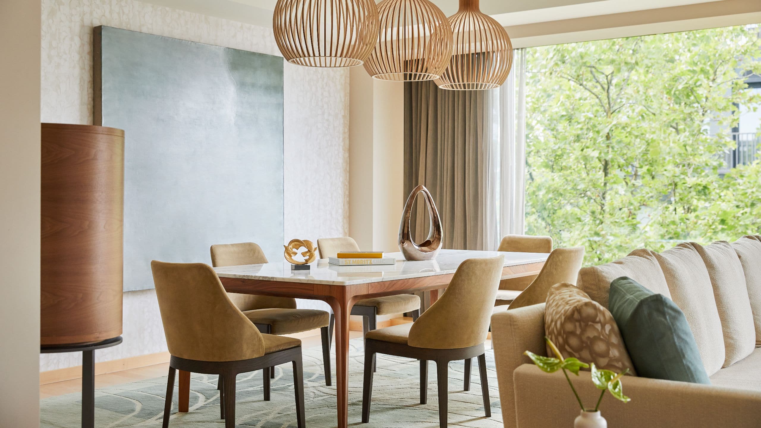 2 of 4 Park Hyatt Zurich Presidential Suite Dining Area