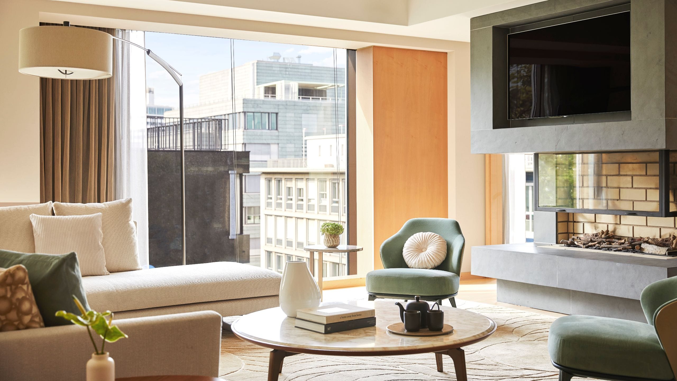 3 of 9 Park Hyatt Zurich Presidential Suite Living Room Close Up