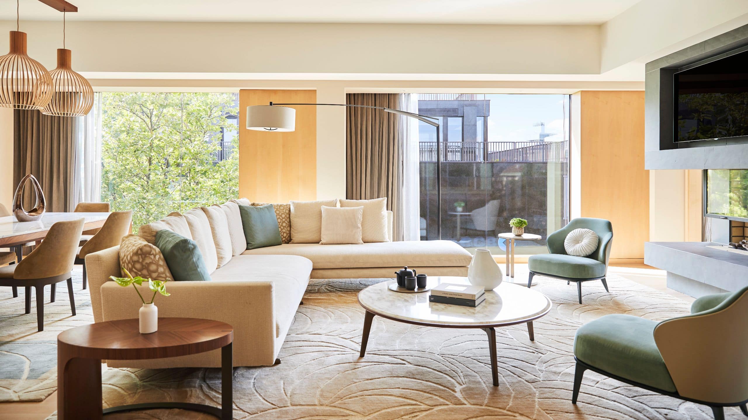 Park Hyatt Zurich Presidential Suite Living Room