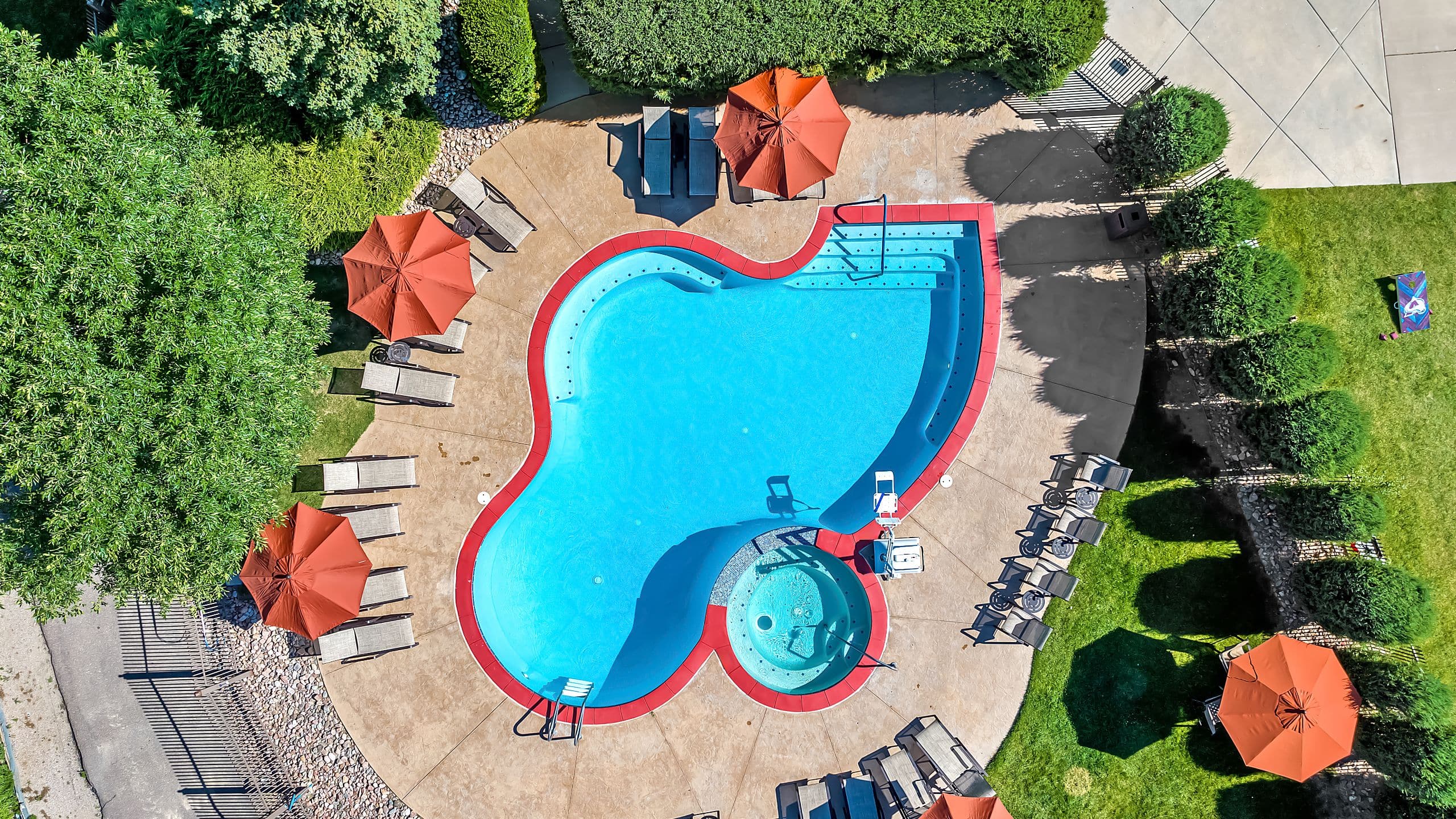 Cheyenne Mountain Resort Adult Pool Aerial
