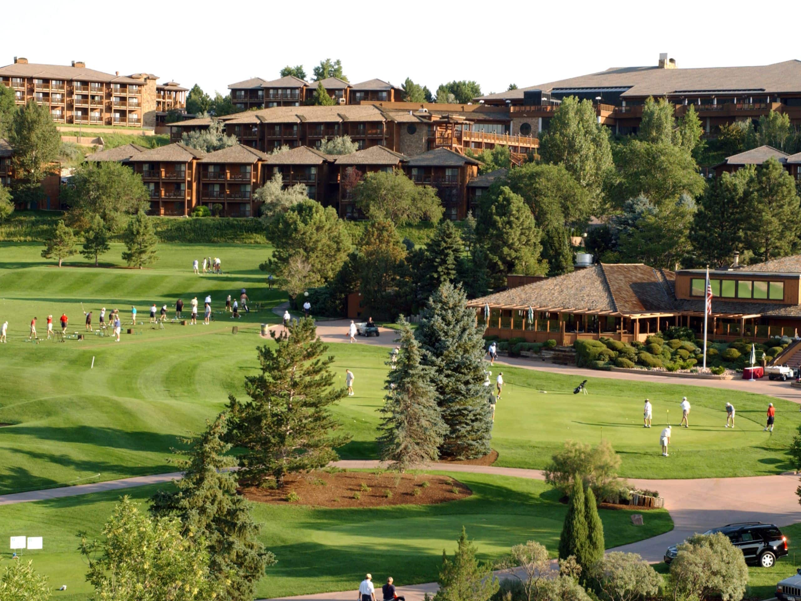 Cheyenne Mountain Resort Resort Golf Aerial