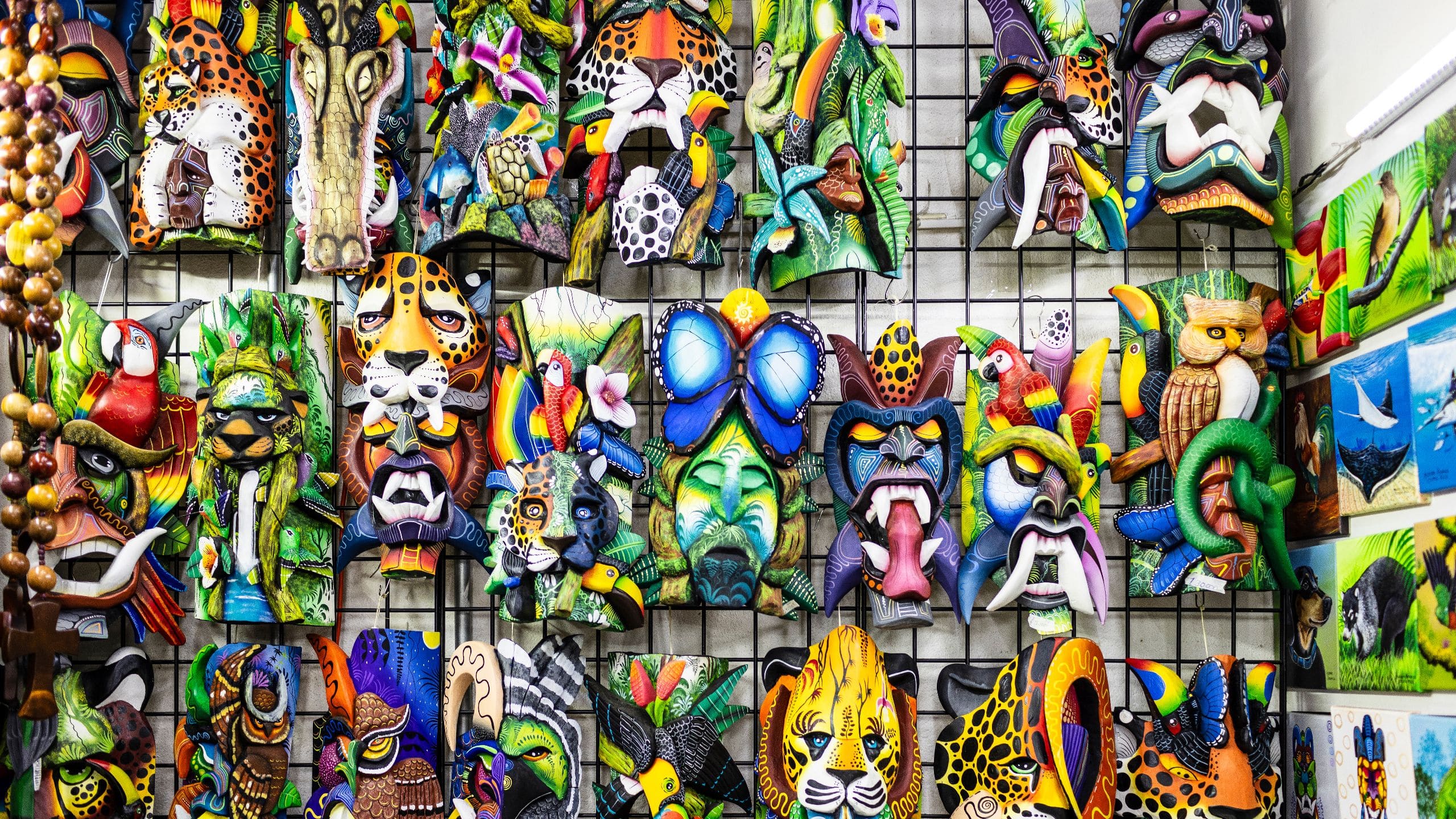 Hyatt Centric San José Escazú Costa Rican Masks Souvenir Shopping
