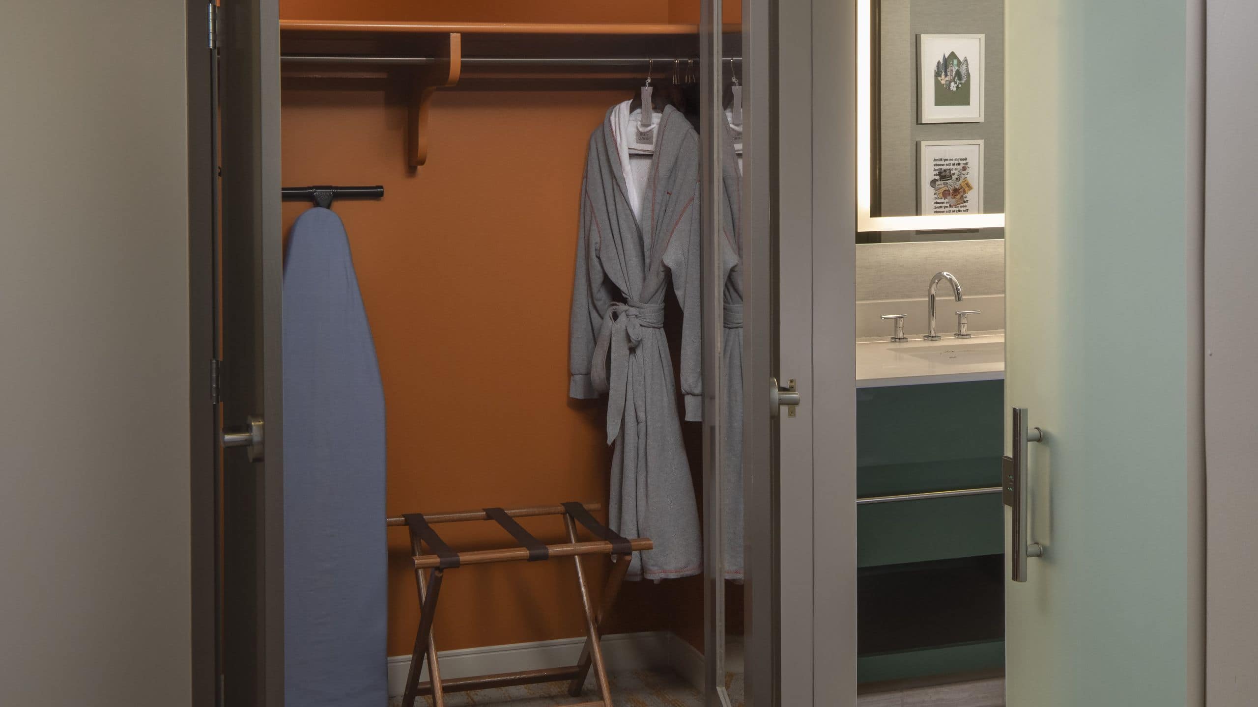 Hyatt Centric Midtown Atlanta Closet With Plush Robe