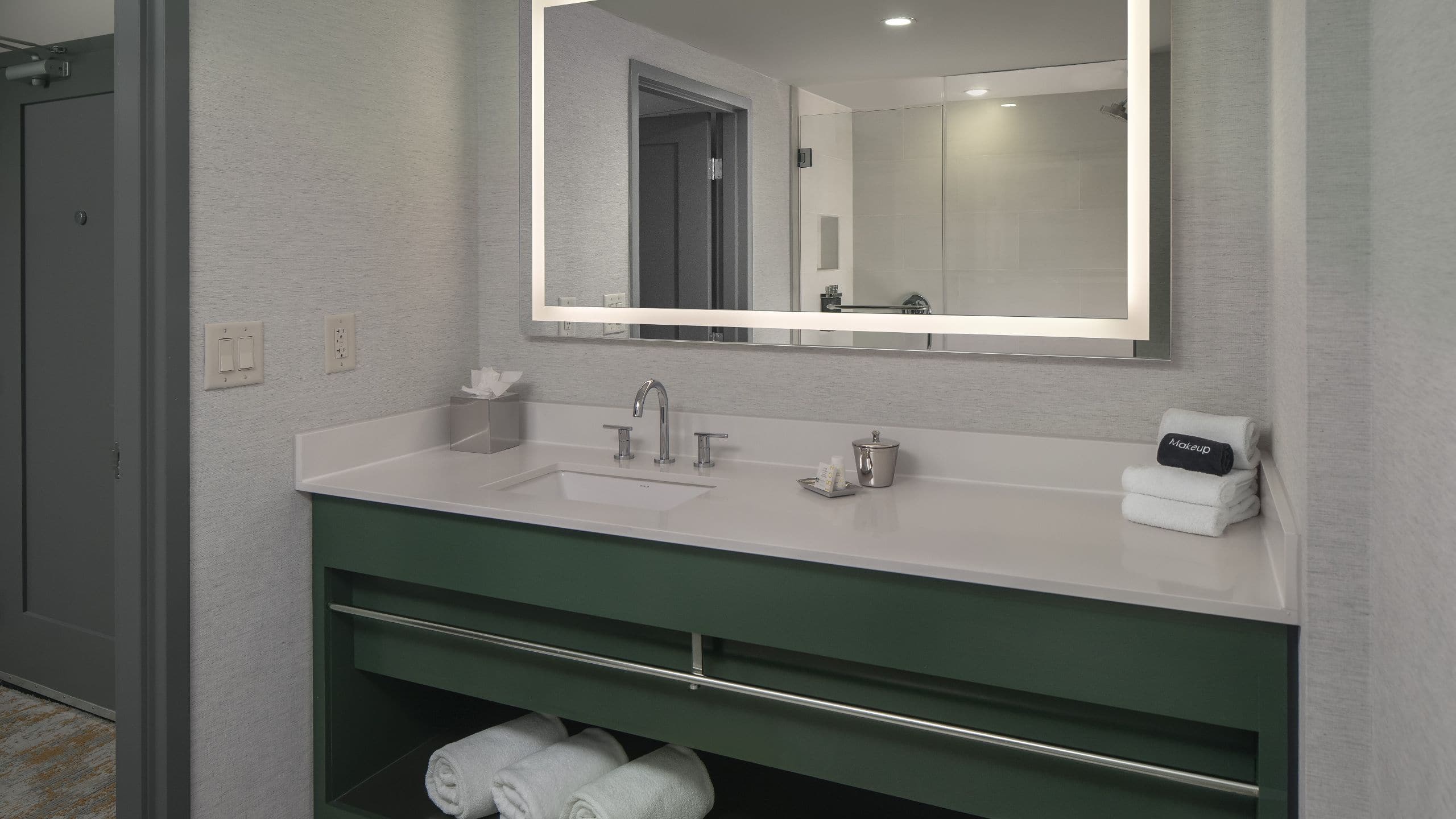 2 of 2 Hyatt Centric Midtown Atlanta Guest Bathroom