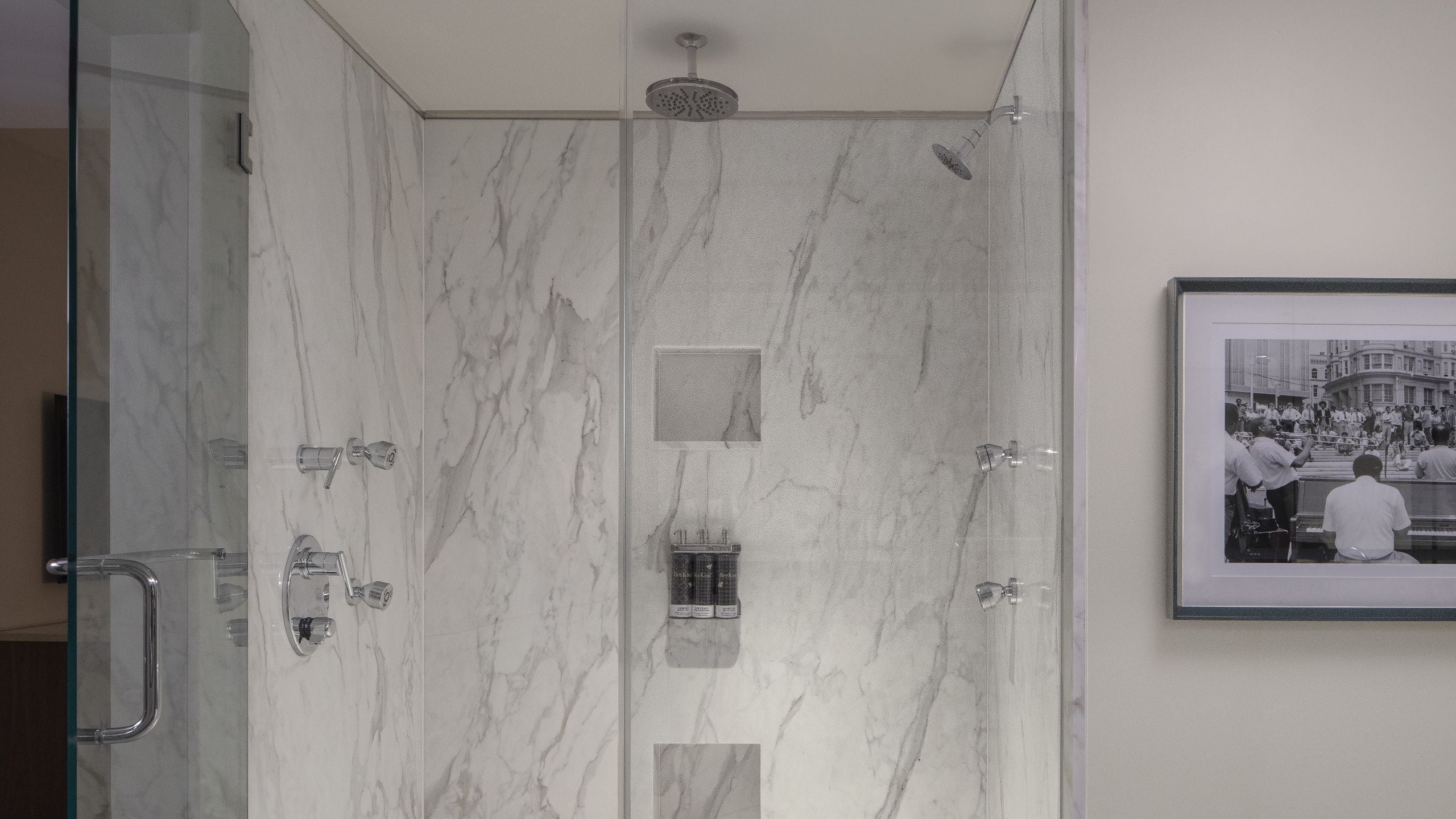 Hyatt Centric Midtown Atlanta Presidential Suite Luxury Shower