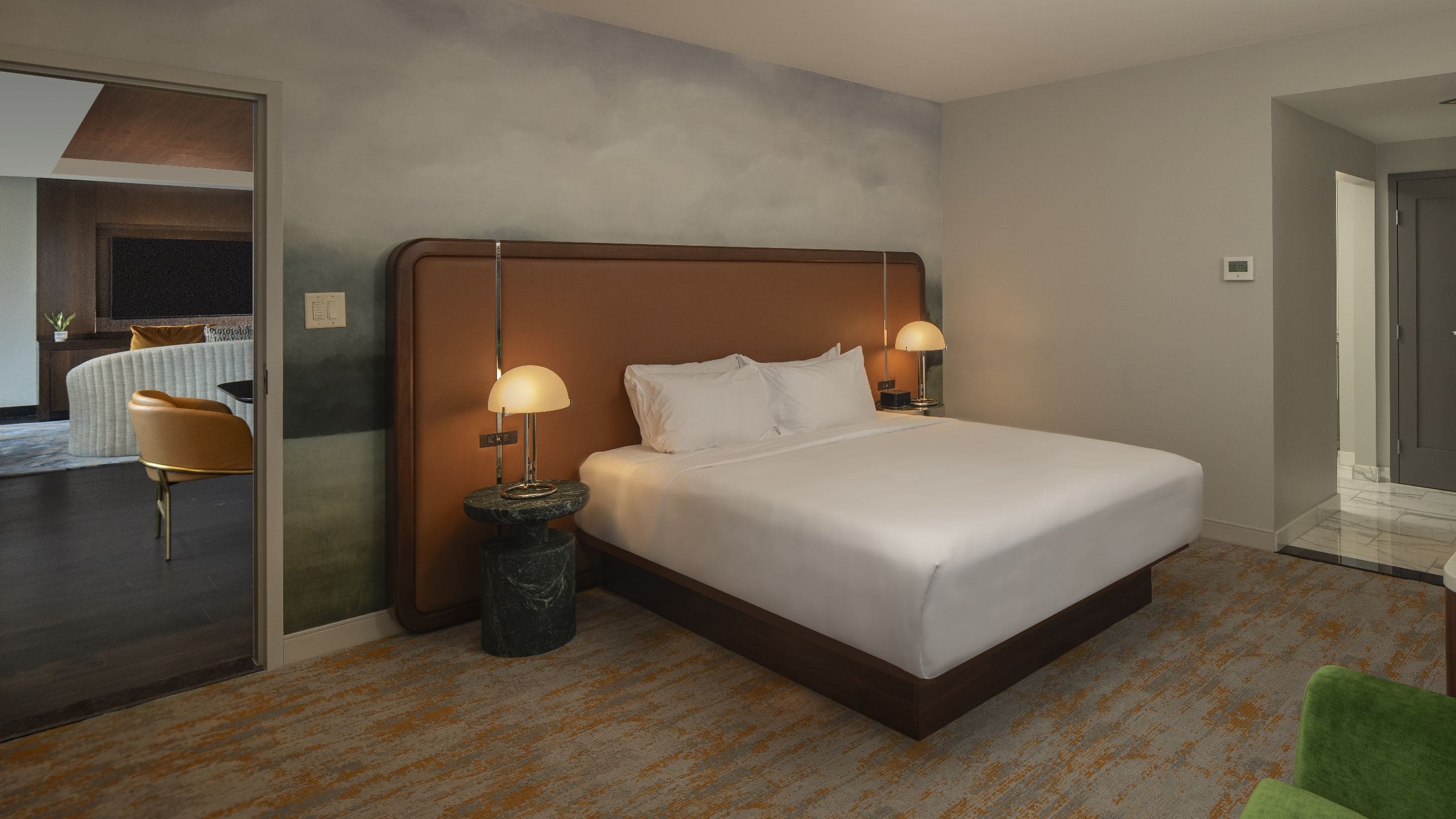 Hyatt Centric Midtown Atlanta Presiential Suite King Bedroom