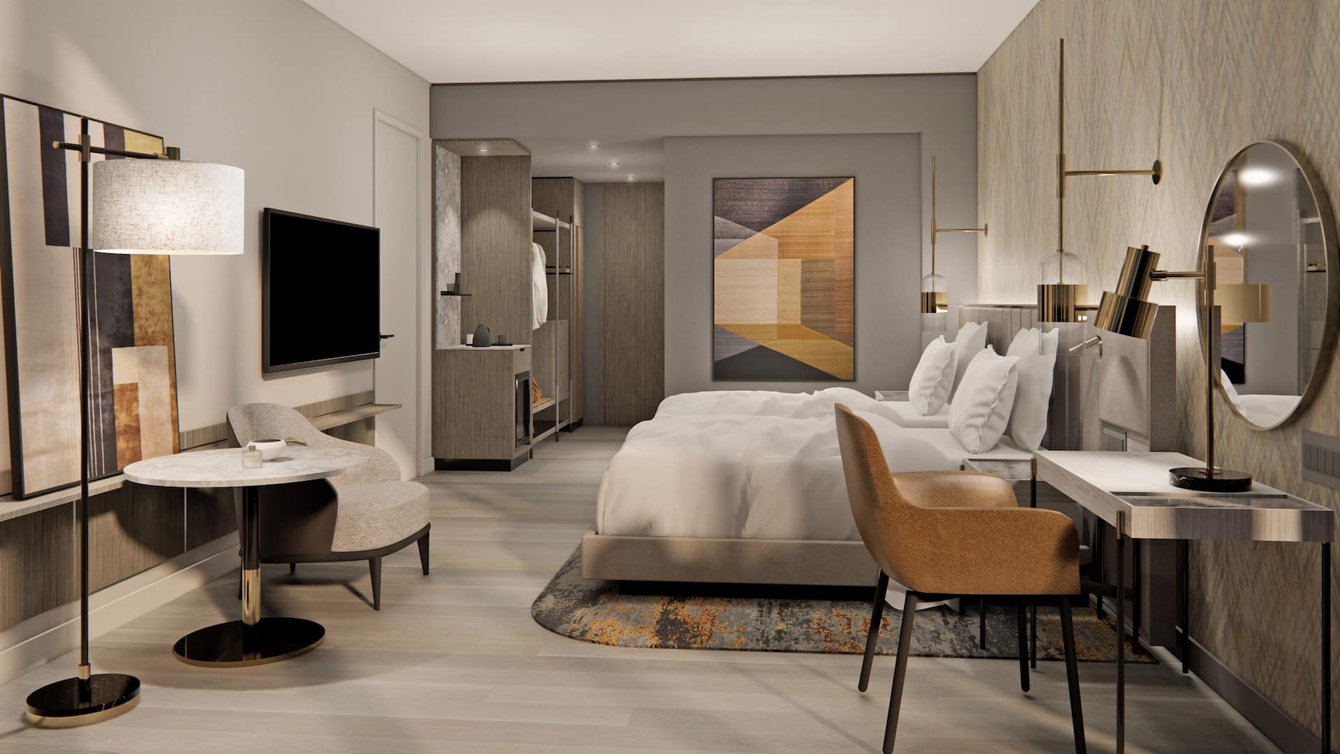 Hyatt Regency Lagos Ikeja Guestroom Twin Beds Entrance
