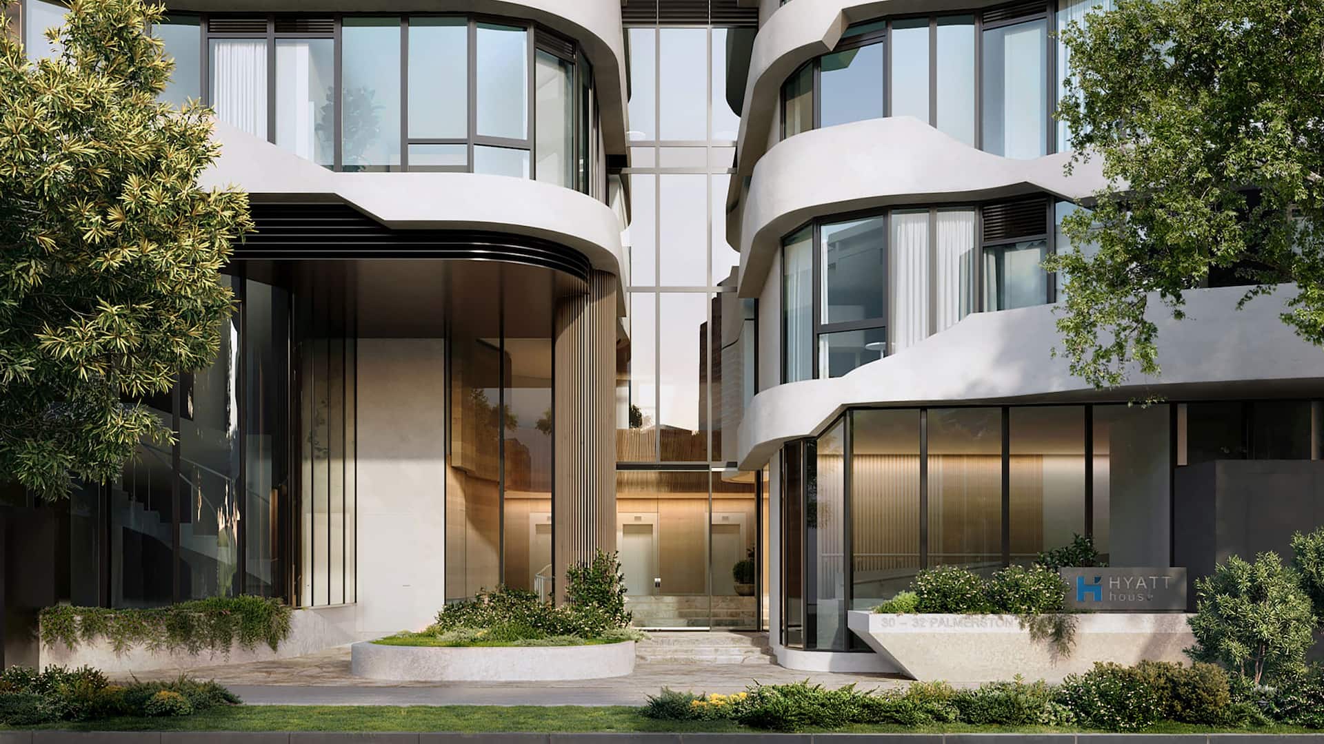 Hyatt House South Melbourne Entrance