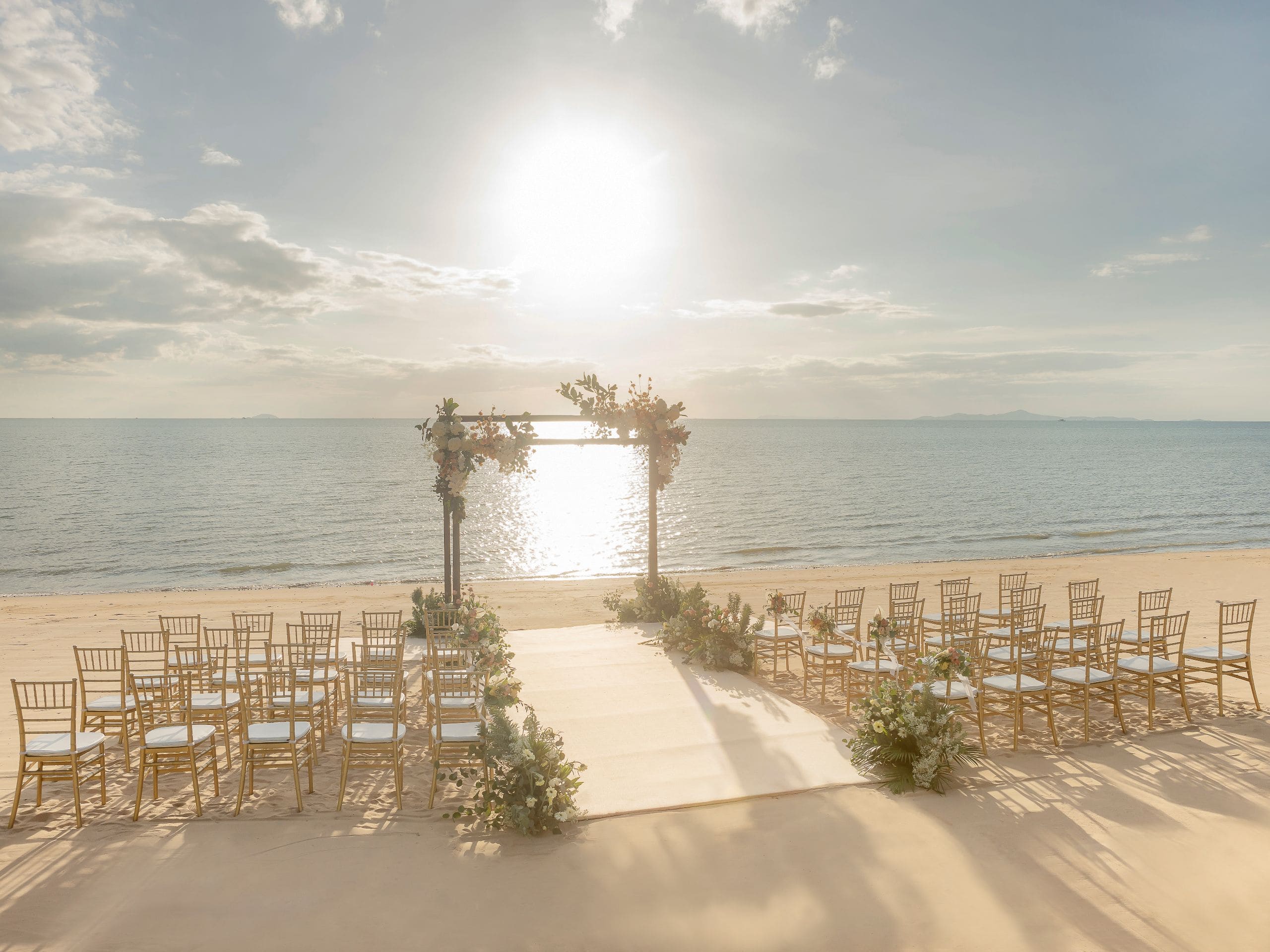 Andaz Pattaya Jomtien Beach Wedding Ceremony Sunset