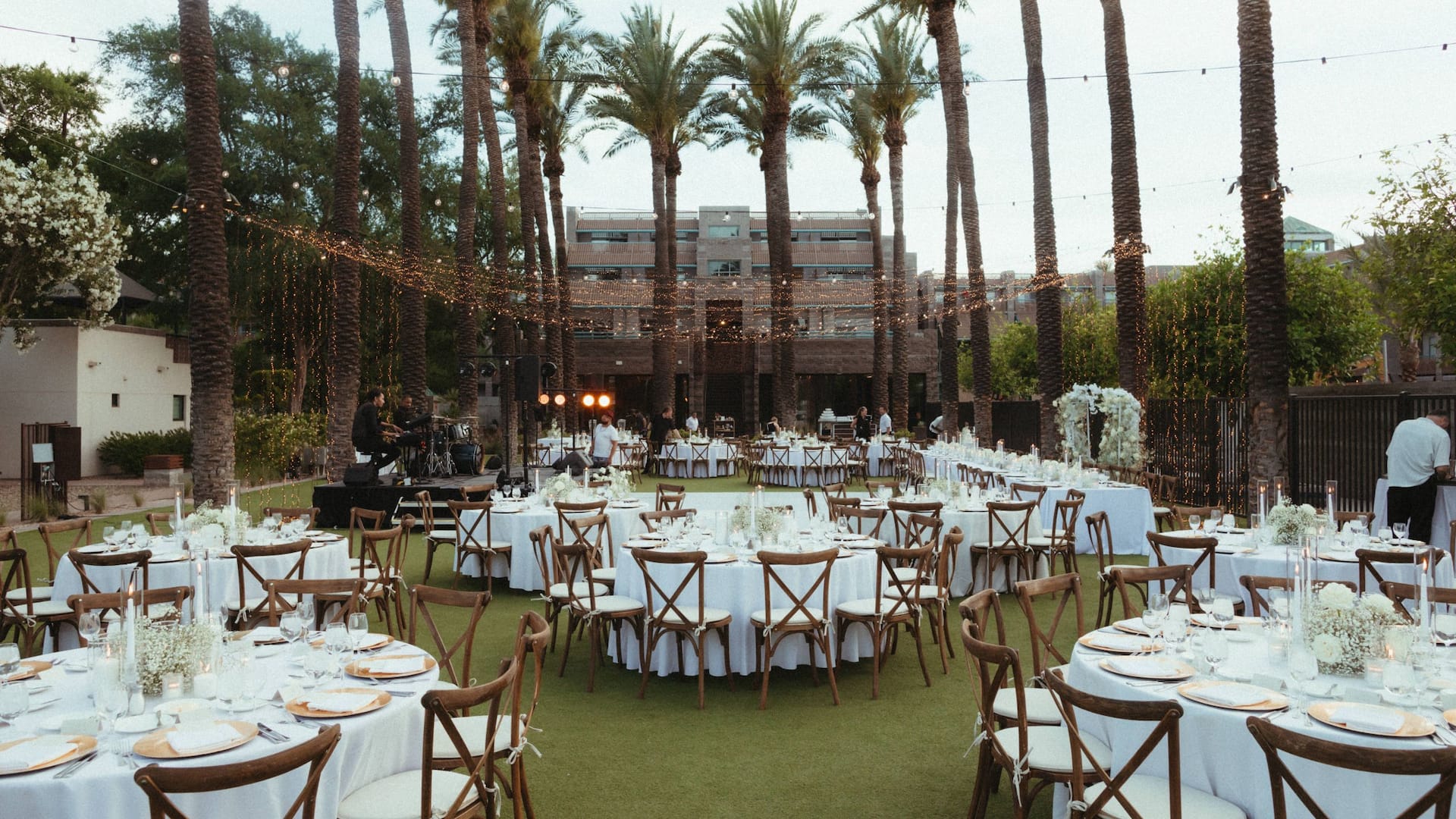 4 of 6 Hyatt Regency Scottsdale Resort & Spa at Gainey Ranch Palm Grove Reception Tables