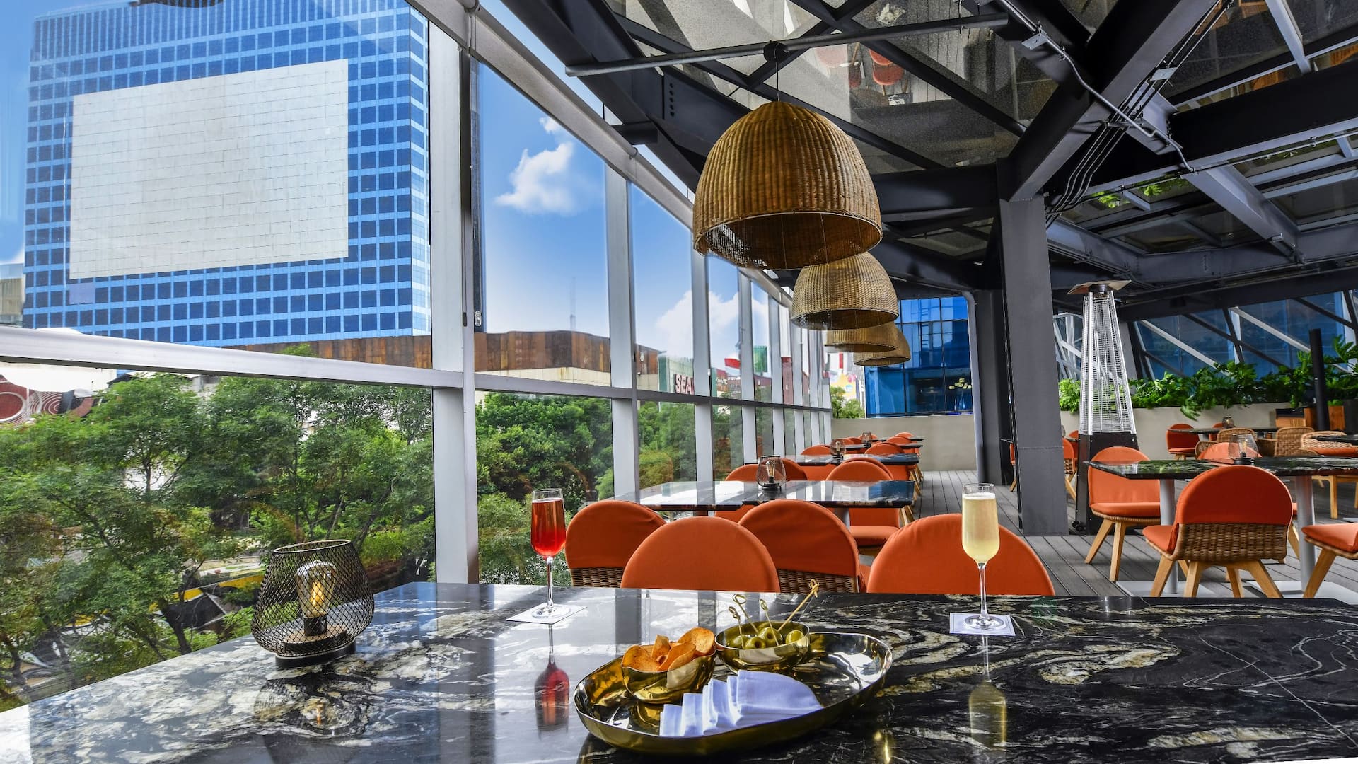 Hyatt Regency Mexico City Insurgentes Skybar Day View