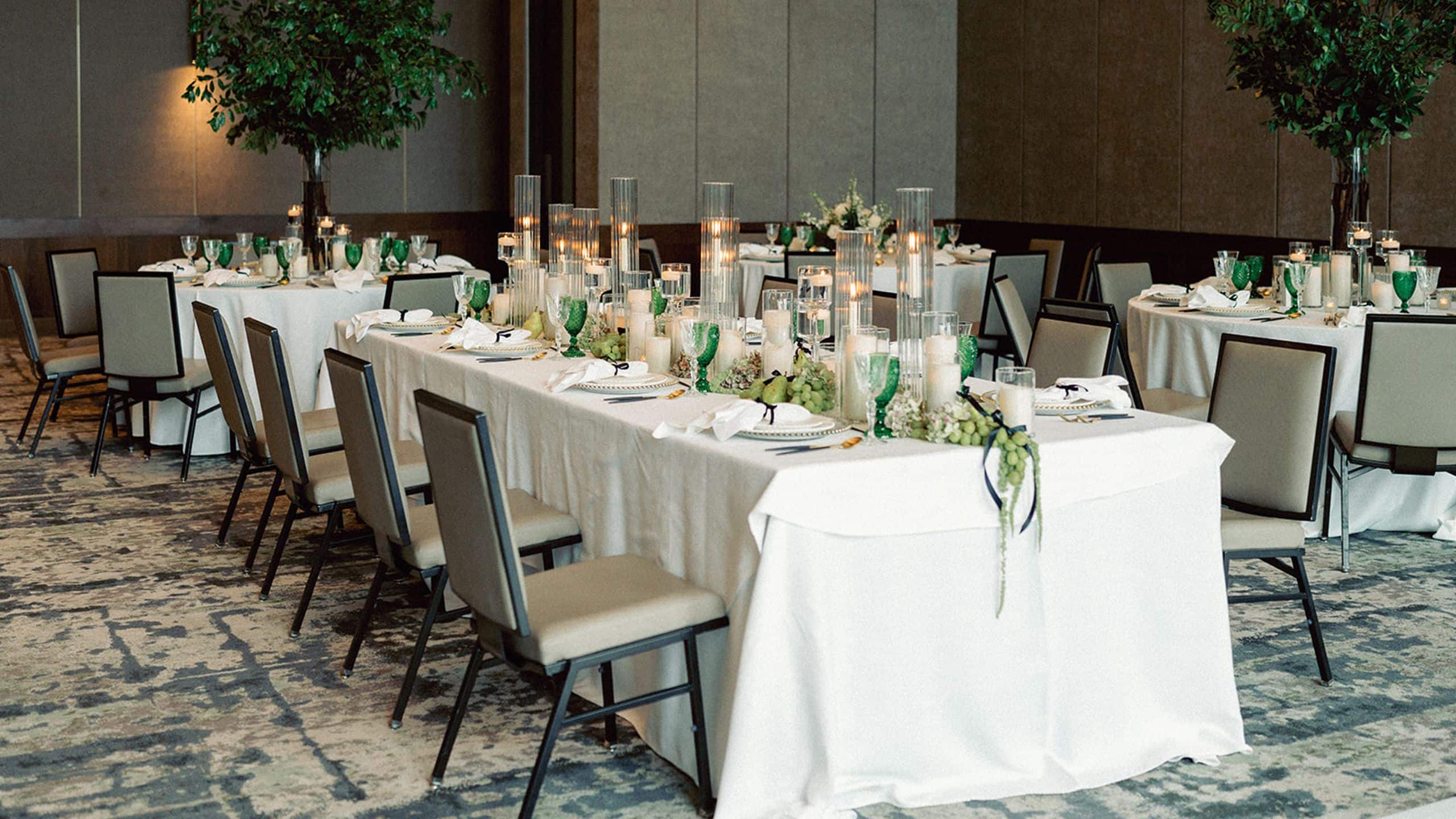 Thompson San Antonio – Riverwalk Wedding Ballroom Long Table
