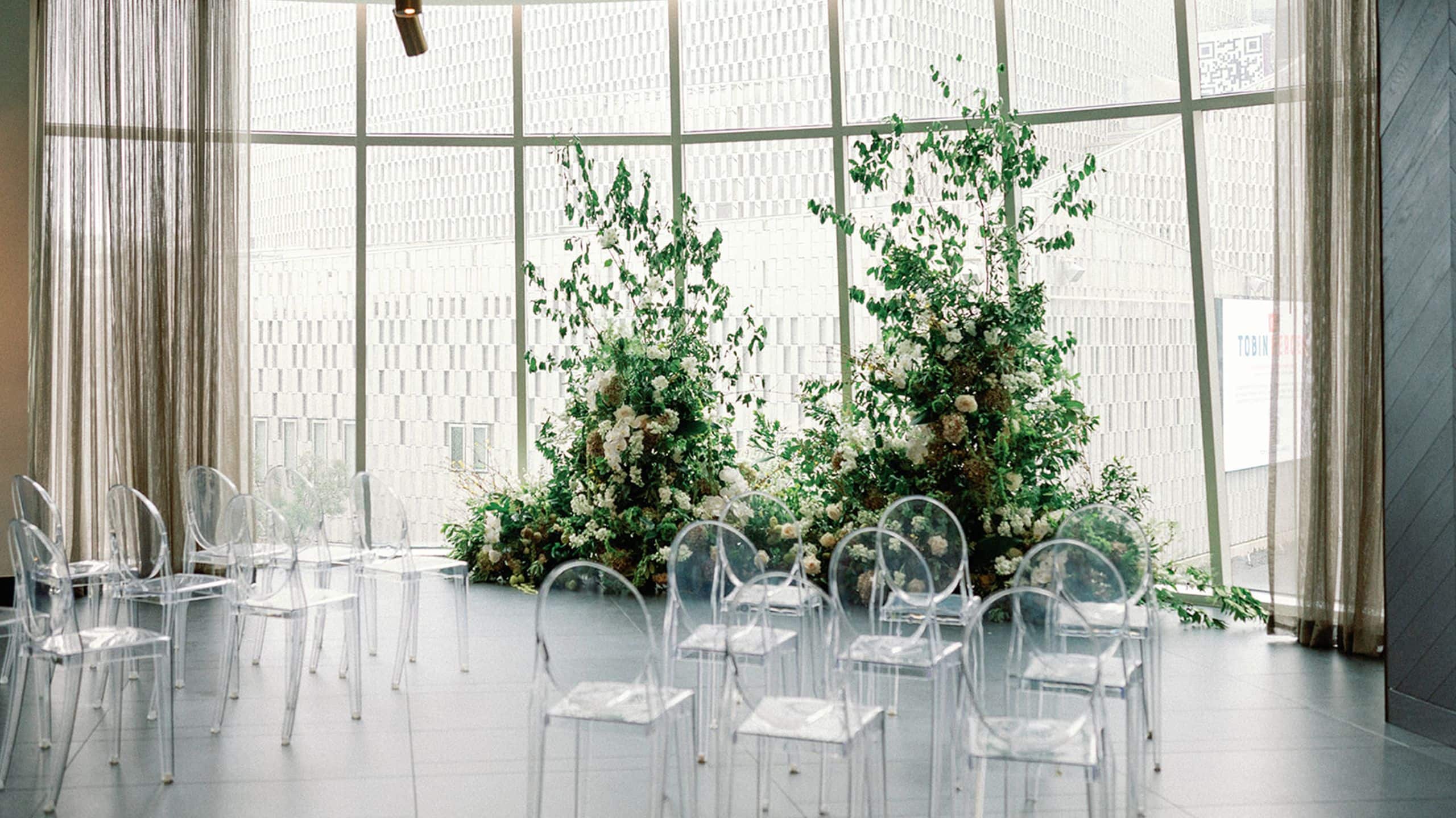 Thompson San Antonio – Riverwalk Wedding Ceremony Windows