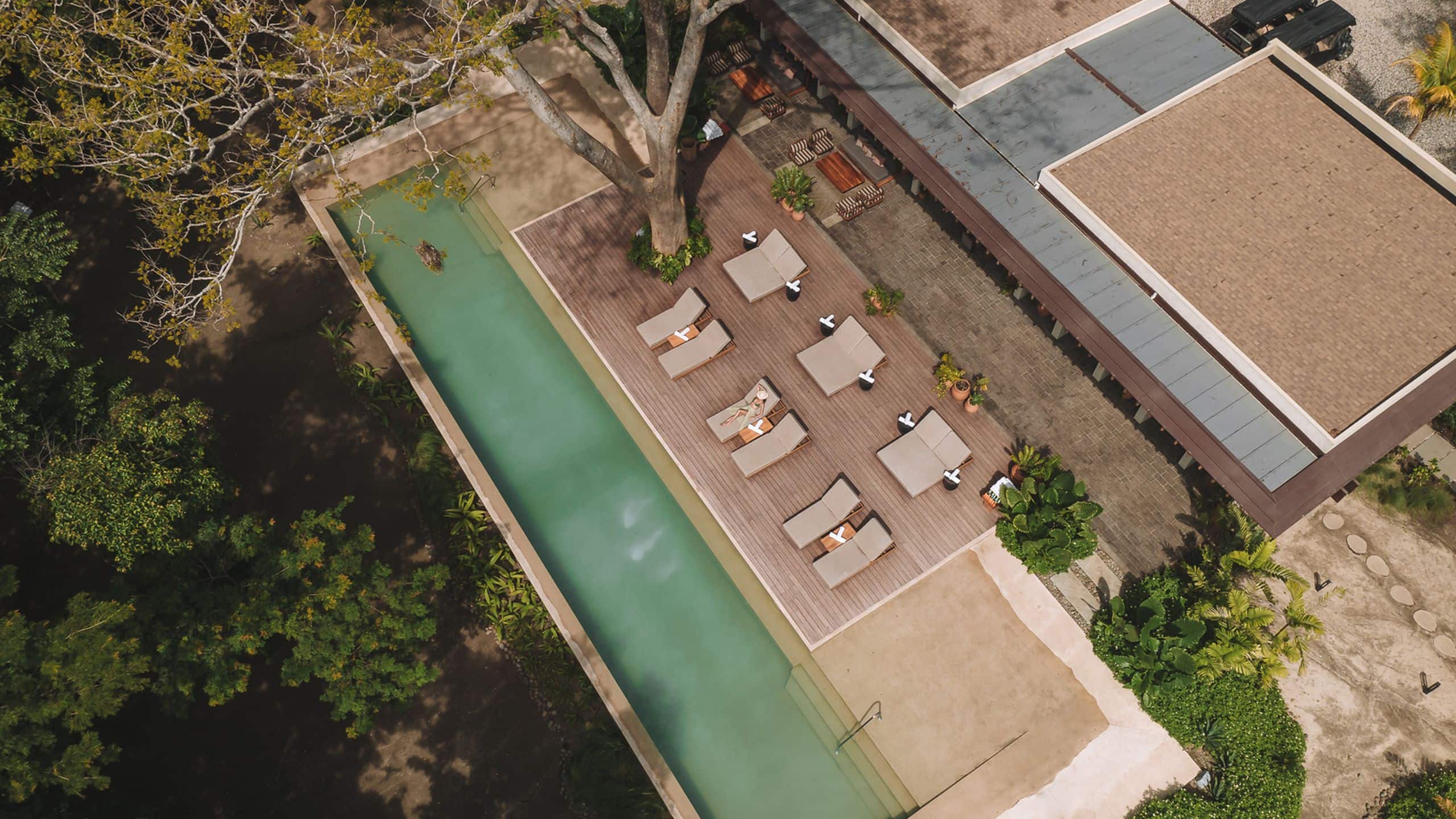 Andaz Costa Rica Resort at Peninsula Papagayo Aerial Outdoor Swimming Pool Angle