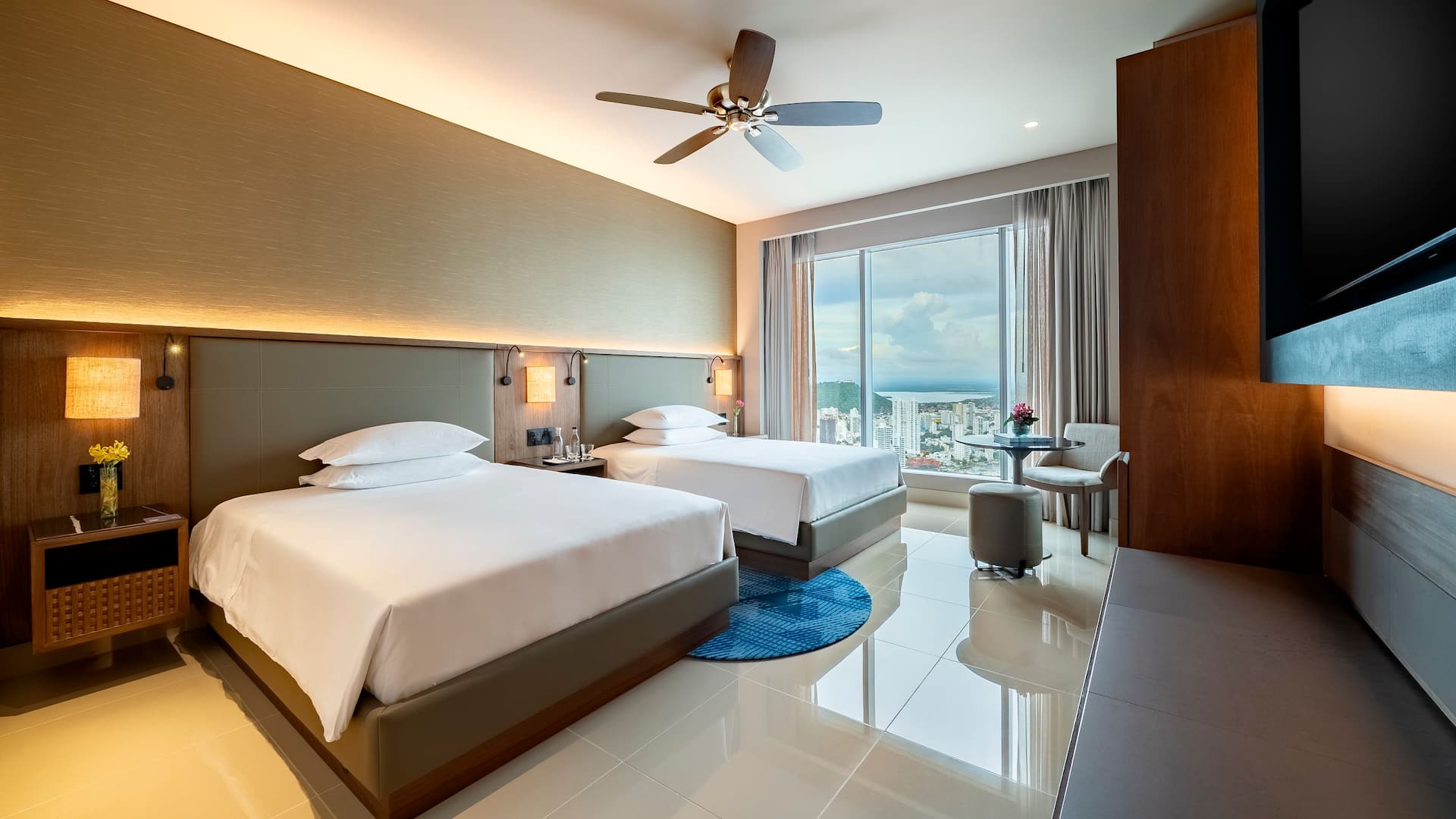 Hyatt Regency Cartagena Two Club Double Bed With Bay View