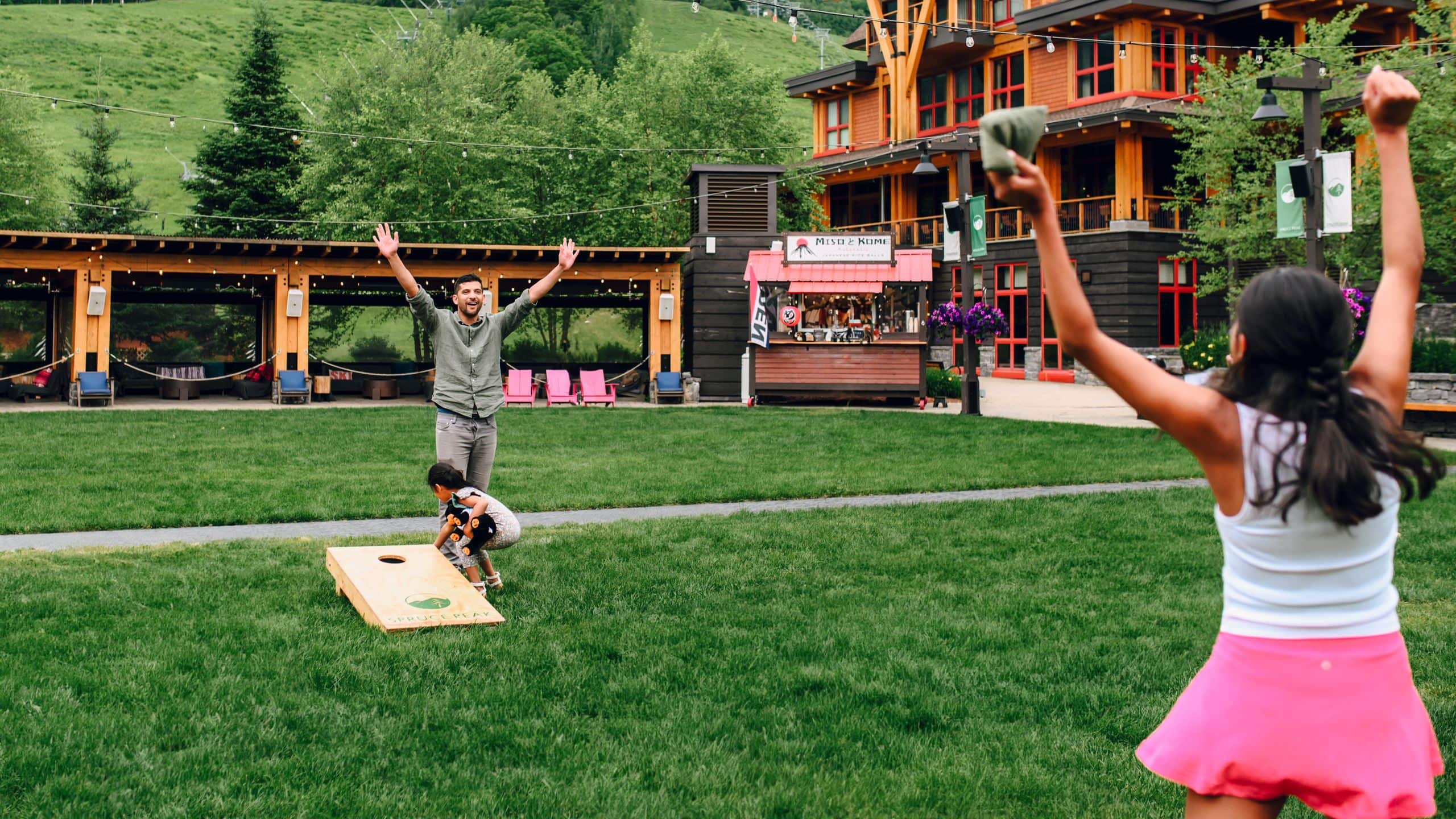 The Lodge at Spruce Peak Summer Lawn Games