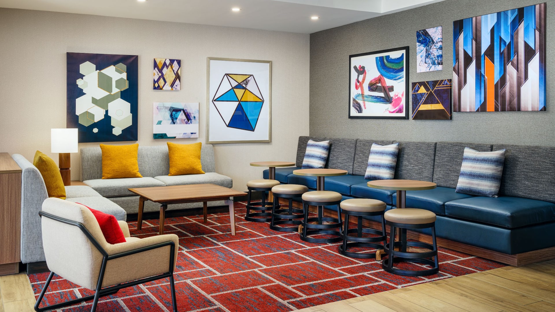Hyatt Place Greensboro Lobby Seating