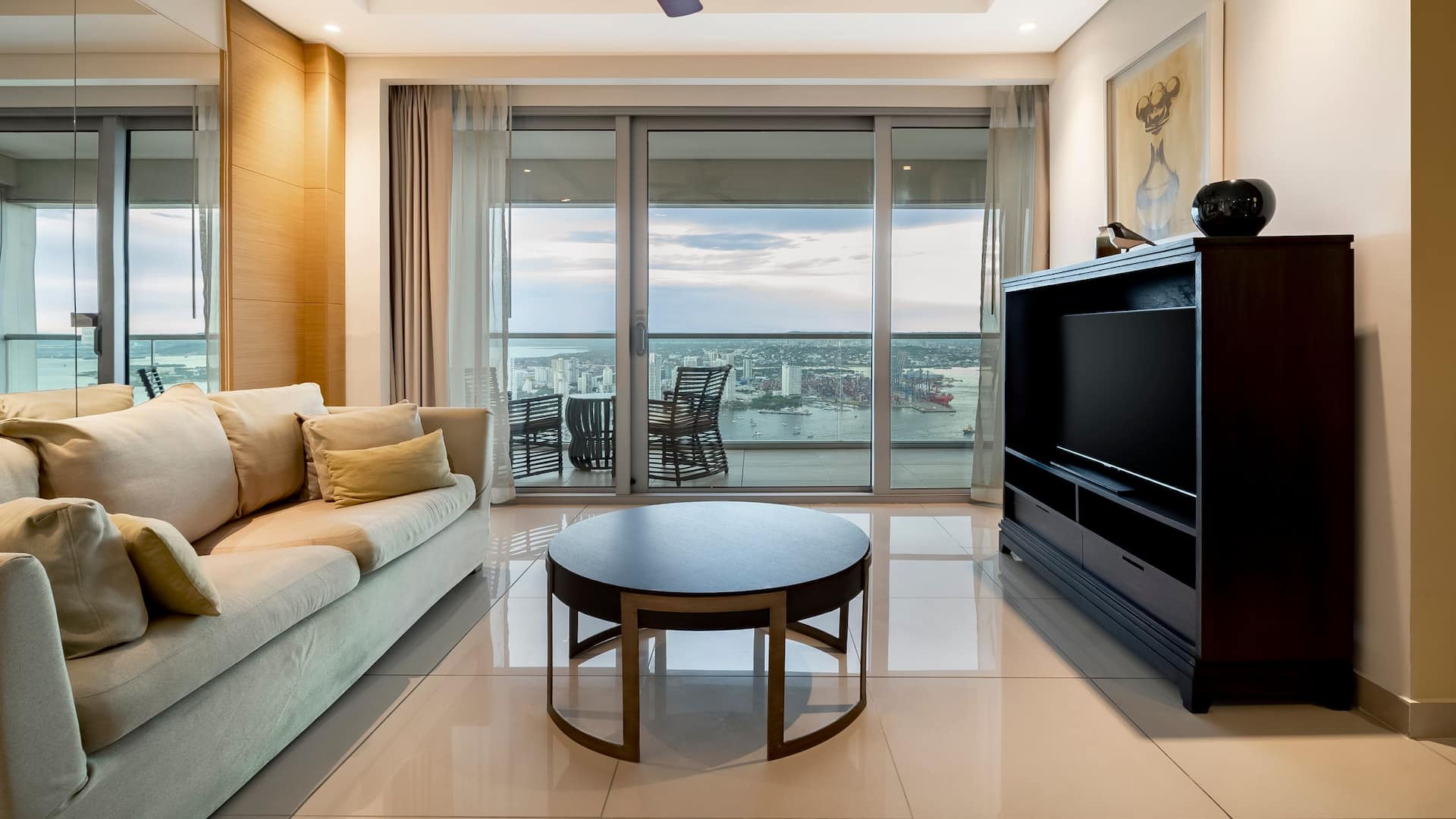Hyatt Regency Cartagena Bay View From One Bedroom Residence Living