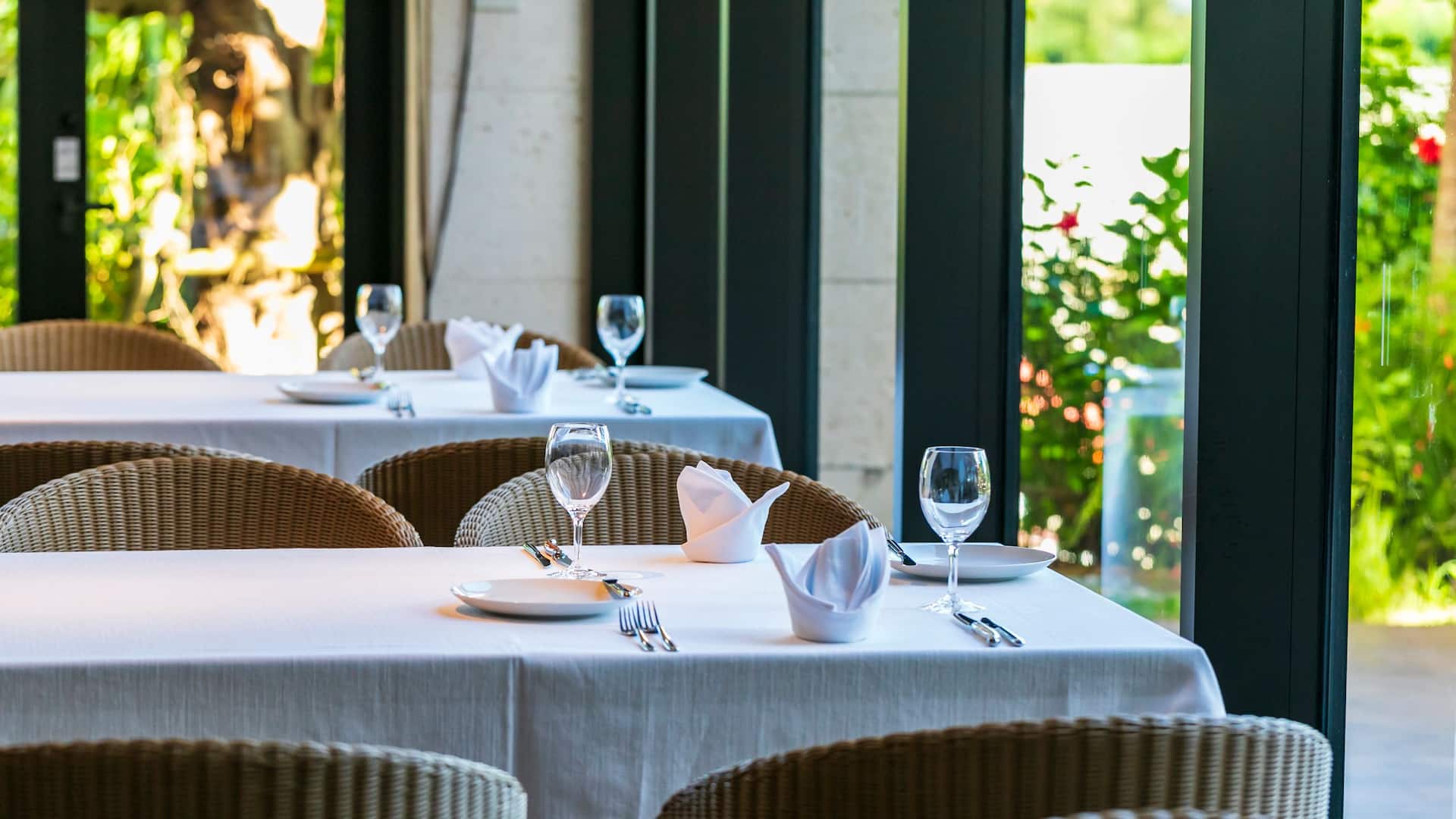 Hyatt Regency Seragaki Island, Okinawa Serale Grill Table Setting