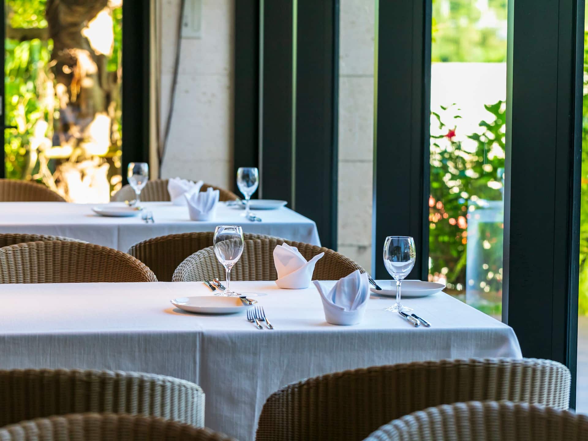 Hyatt Regency Seragaki Island, Okinawa Serale Grill Table Setting
