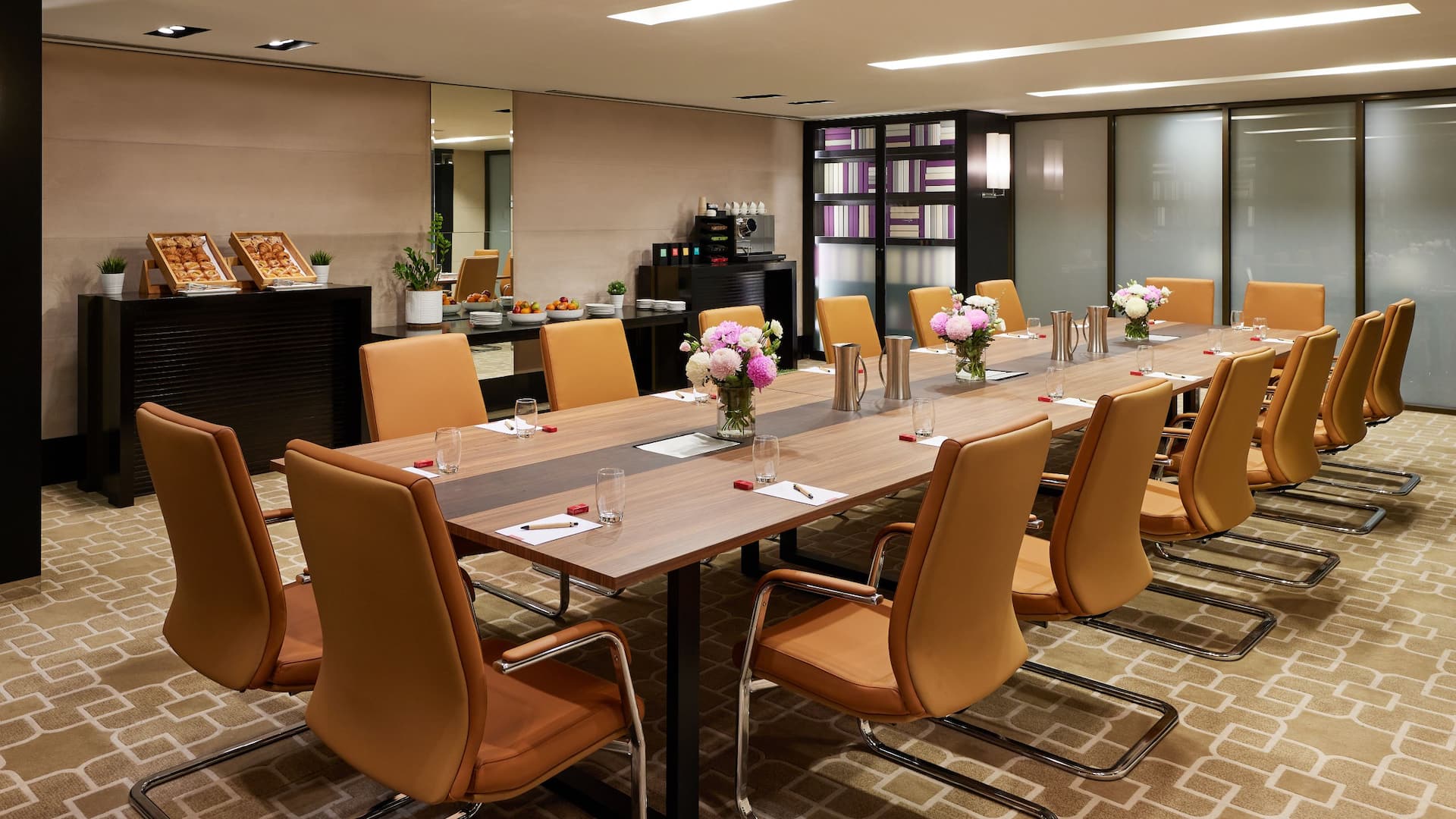 4 of 5 Grand Hyatt Melbourne Lobby Library Boardroom Breakfast