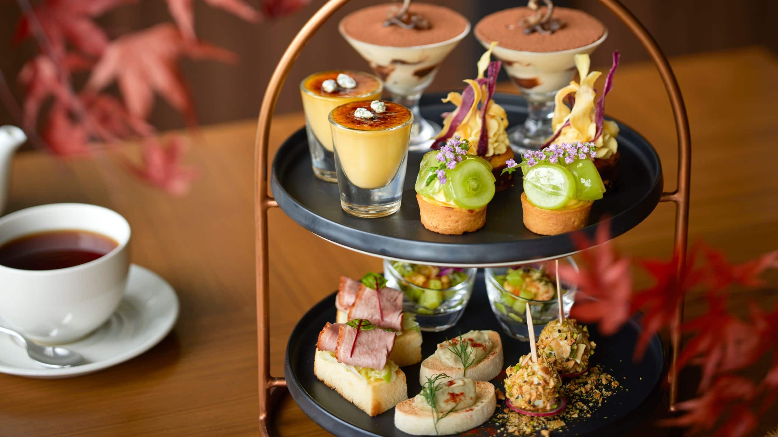 Fuji Speedway Hotel Trofeo Lounge Autumn Afternoon Tea Set