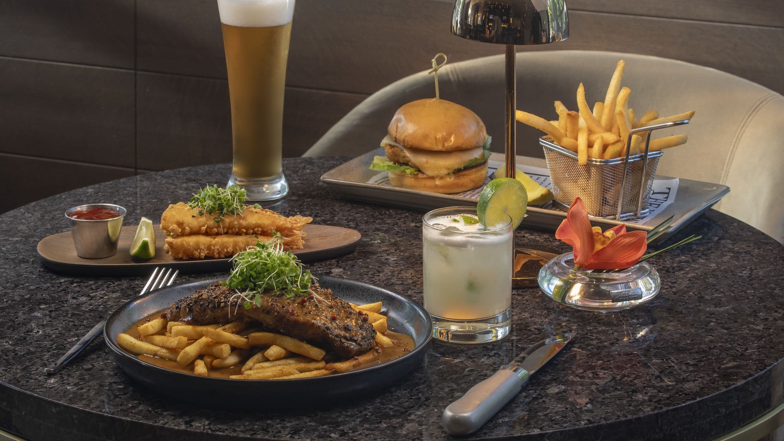 Hyatt Centric Midtown Atlanta Food Spread