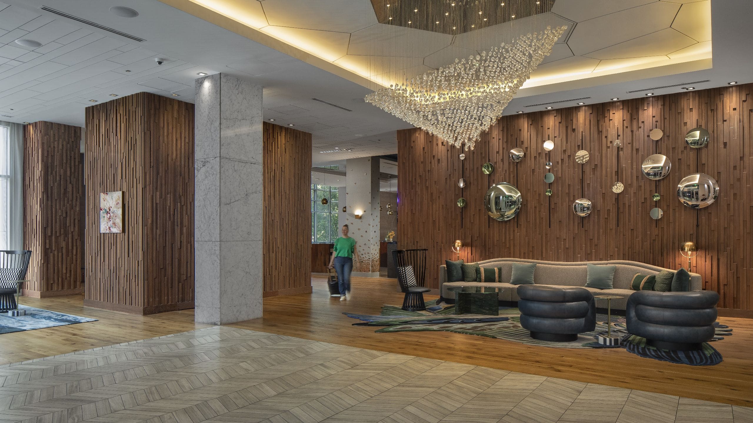 Hyatt Centric Midtown Atlanta Lobby With Artwork