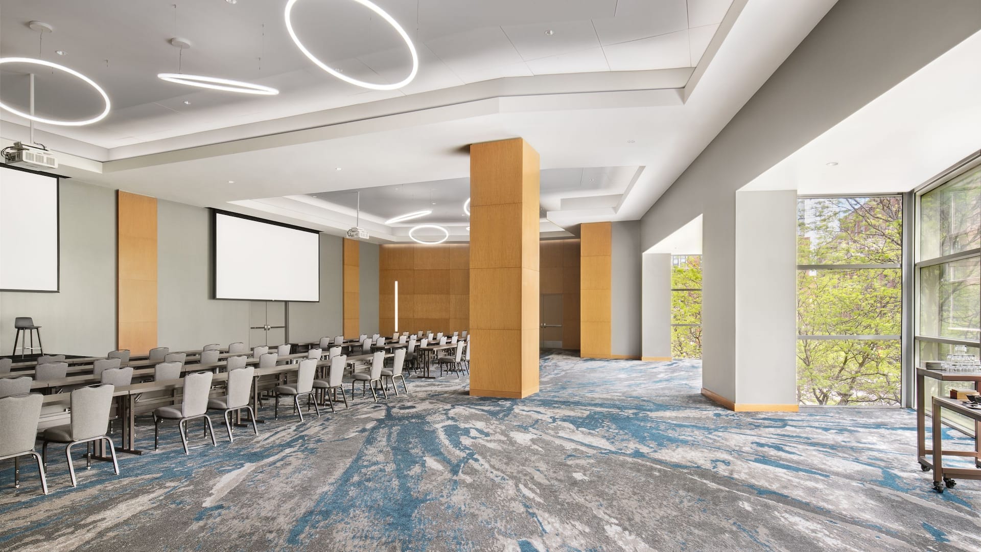 2 of 4 Hyatt Regency McCormick Place Prairie Room Classroom Setup