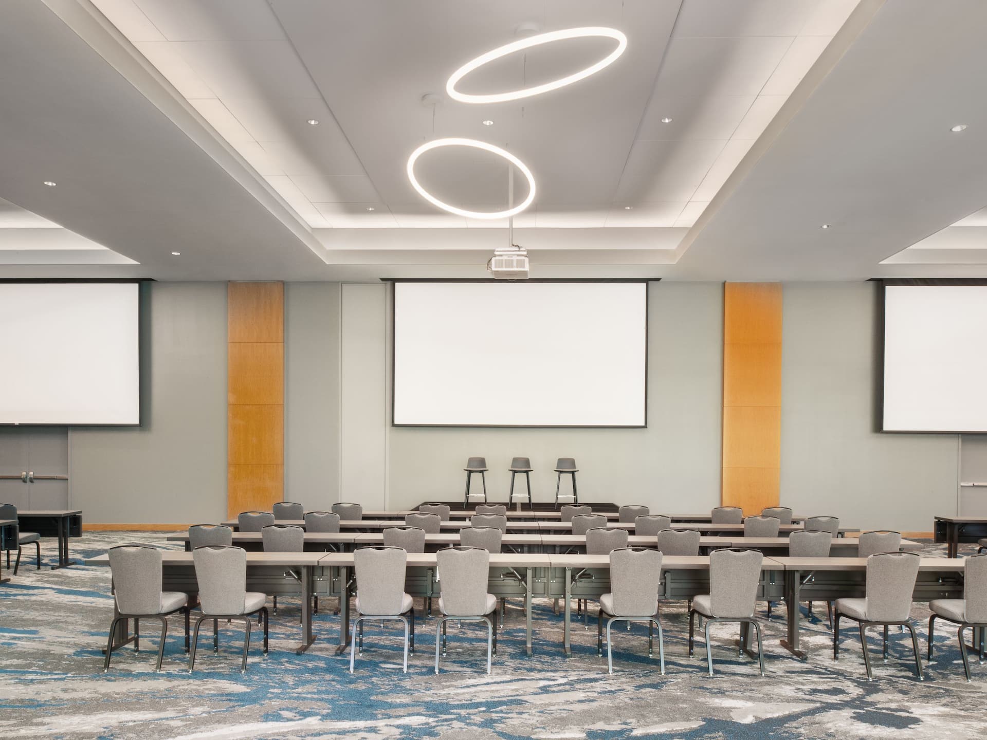 Hyatt Regency McCormick Place Prairie Room Classroom Setup Centered