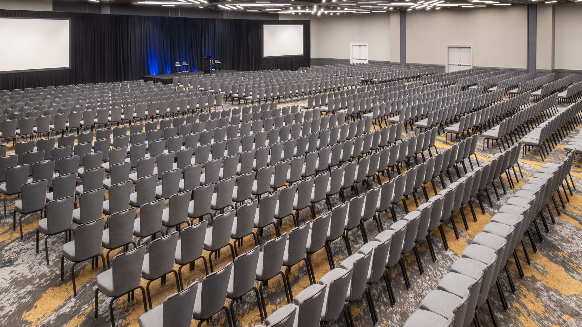 5 of 7 Hyatt Regency McCormick Place Regency-Ballroom-Theater-Setup-Left.jpg