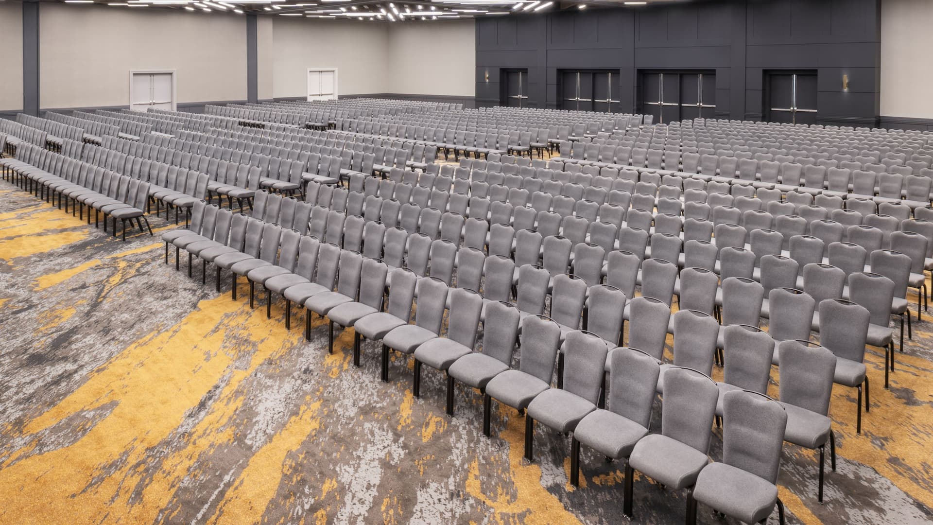 3 of 7 Hyatt Regency McCormick Place Regency Ballroom Theater Setup Seating