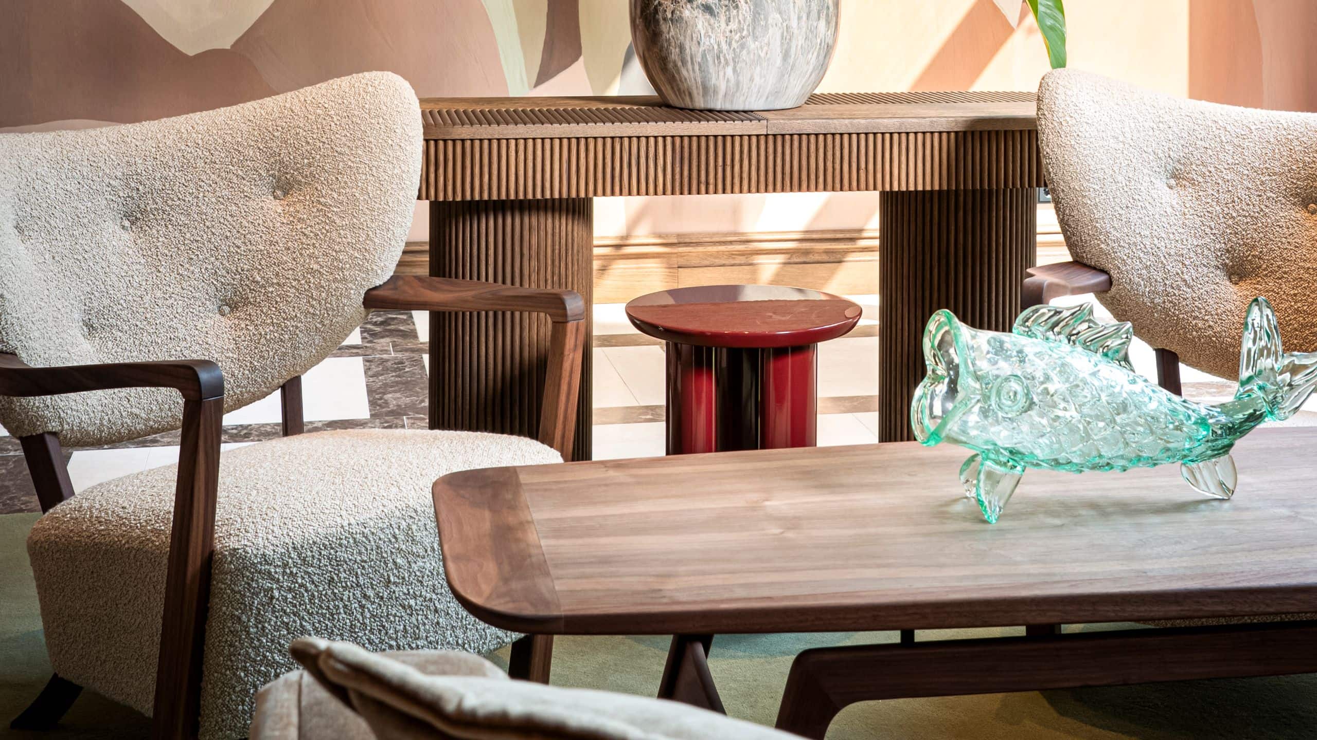 Brunfels Hotel Lobby Lounge Seating With Plant