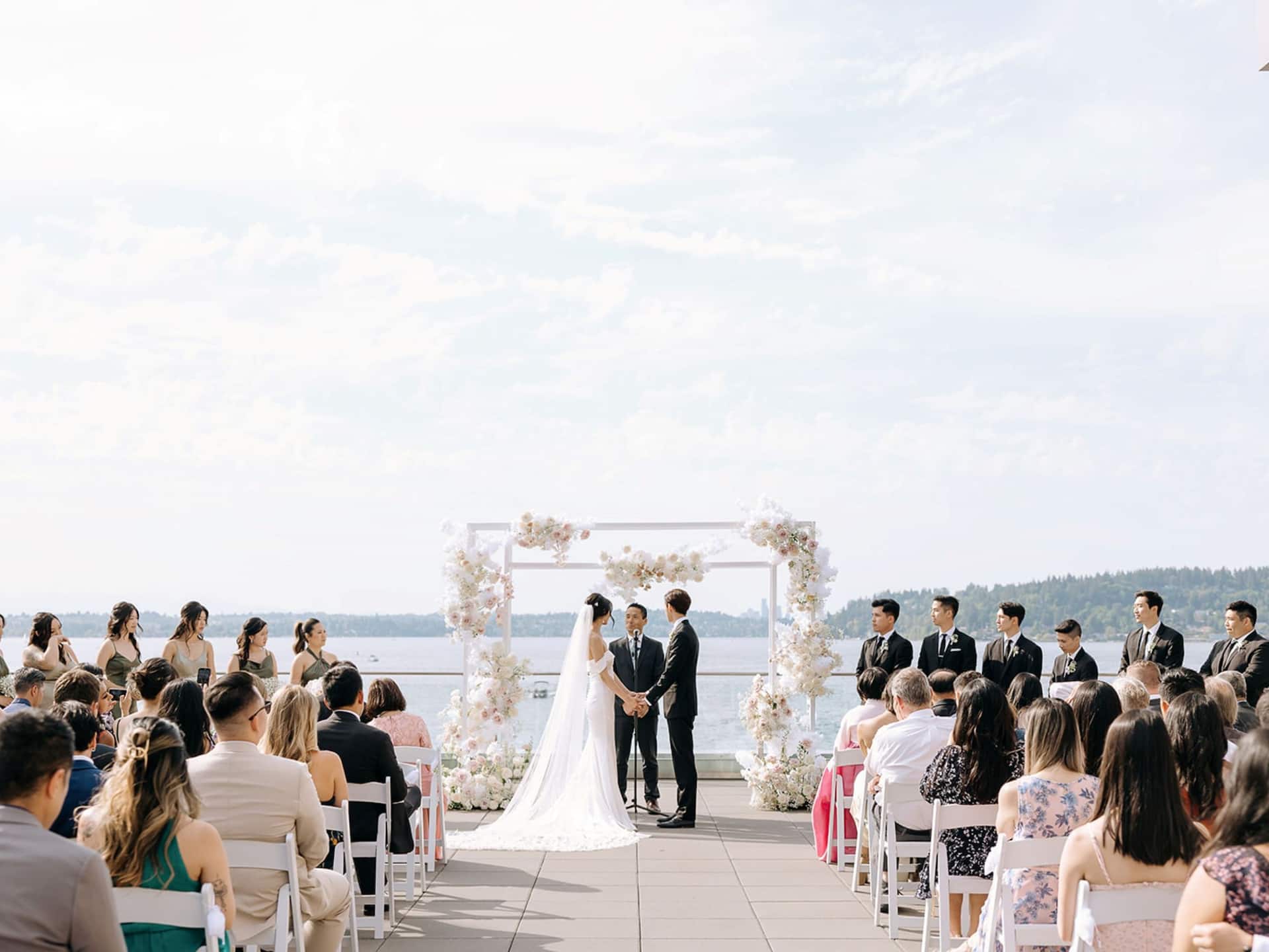 Hyatt Regency Lake Washington at Seattle's Southport Ceremony on Olympic Terrace