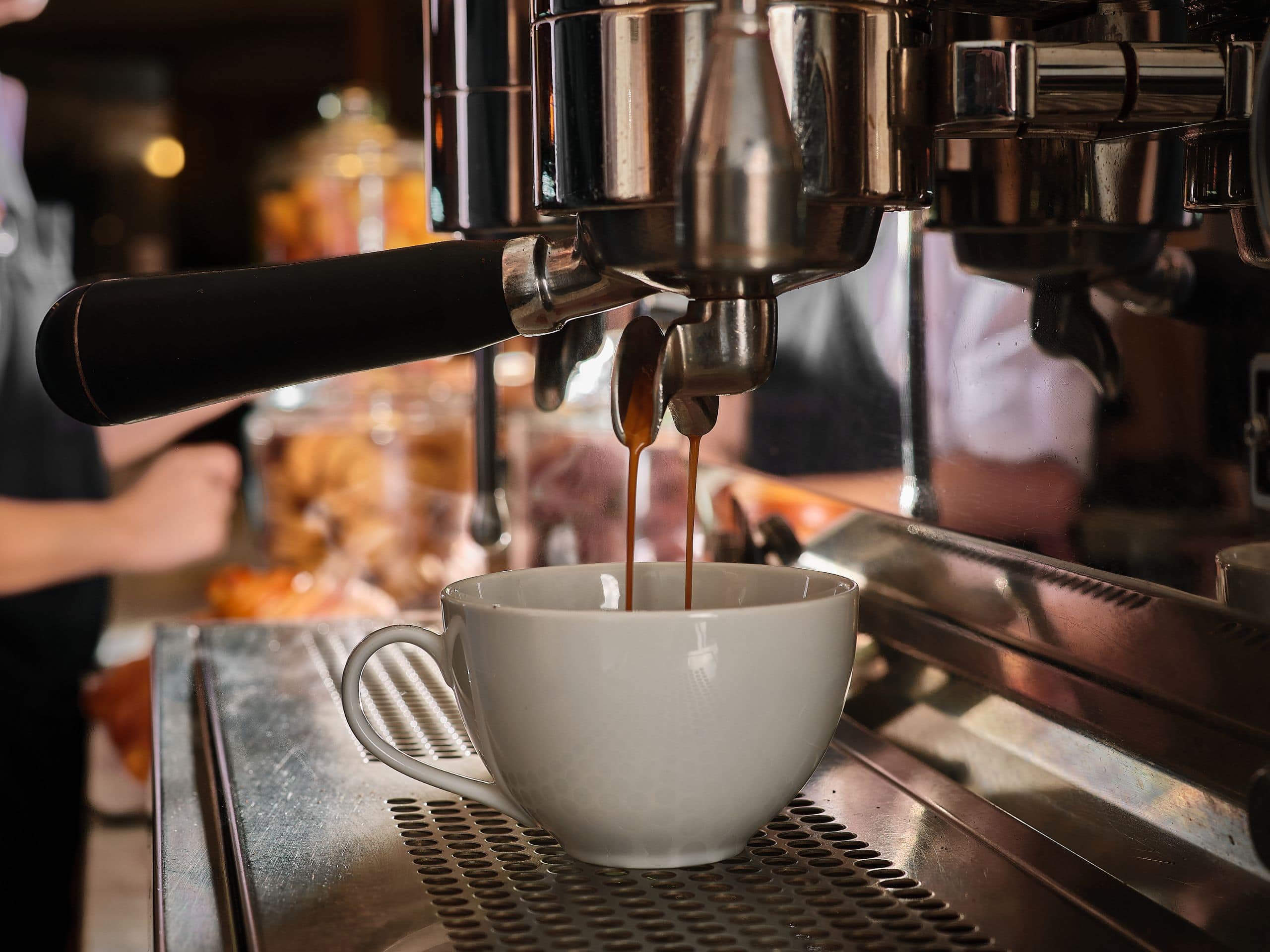 Global Coffee Cup Action Closeup
