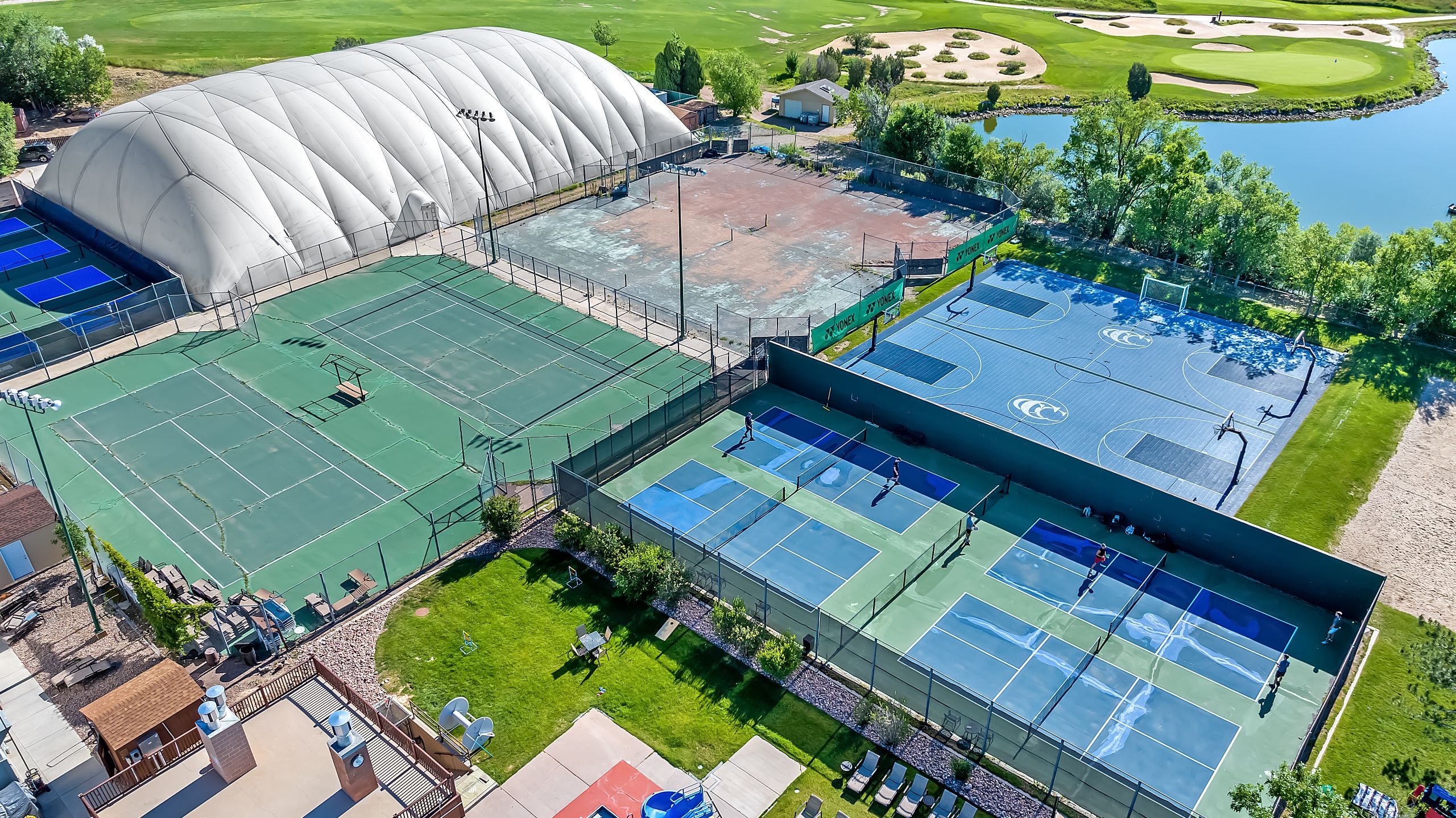 Cheyenne Mountain Resort Tennis Courts Aerial View