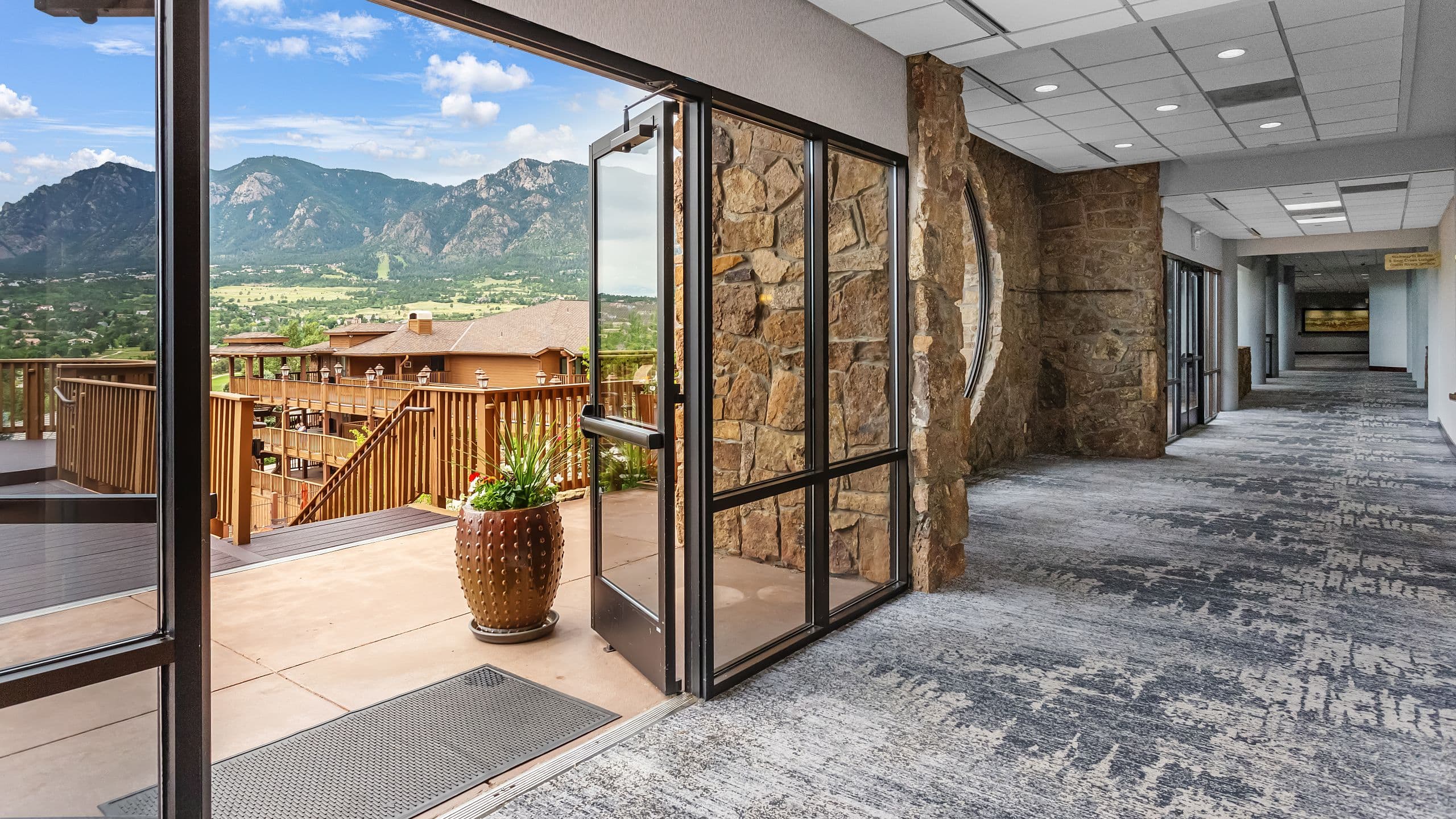 3 of 3 Cheyenne Mountain Resort Entrance Off Deck